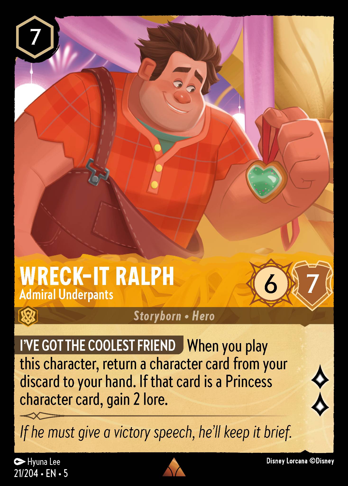 Wreck-It Ralph - Admiral Underpants (English)