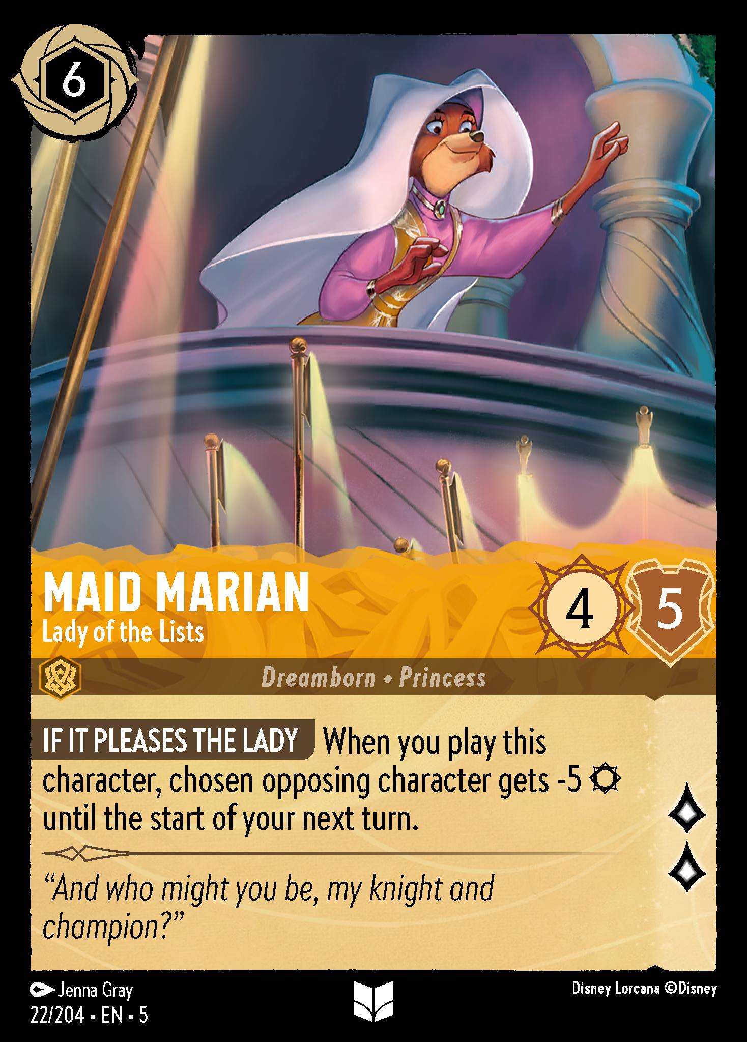 Maid Marian - Lady of the Lists (English)