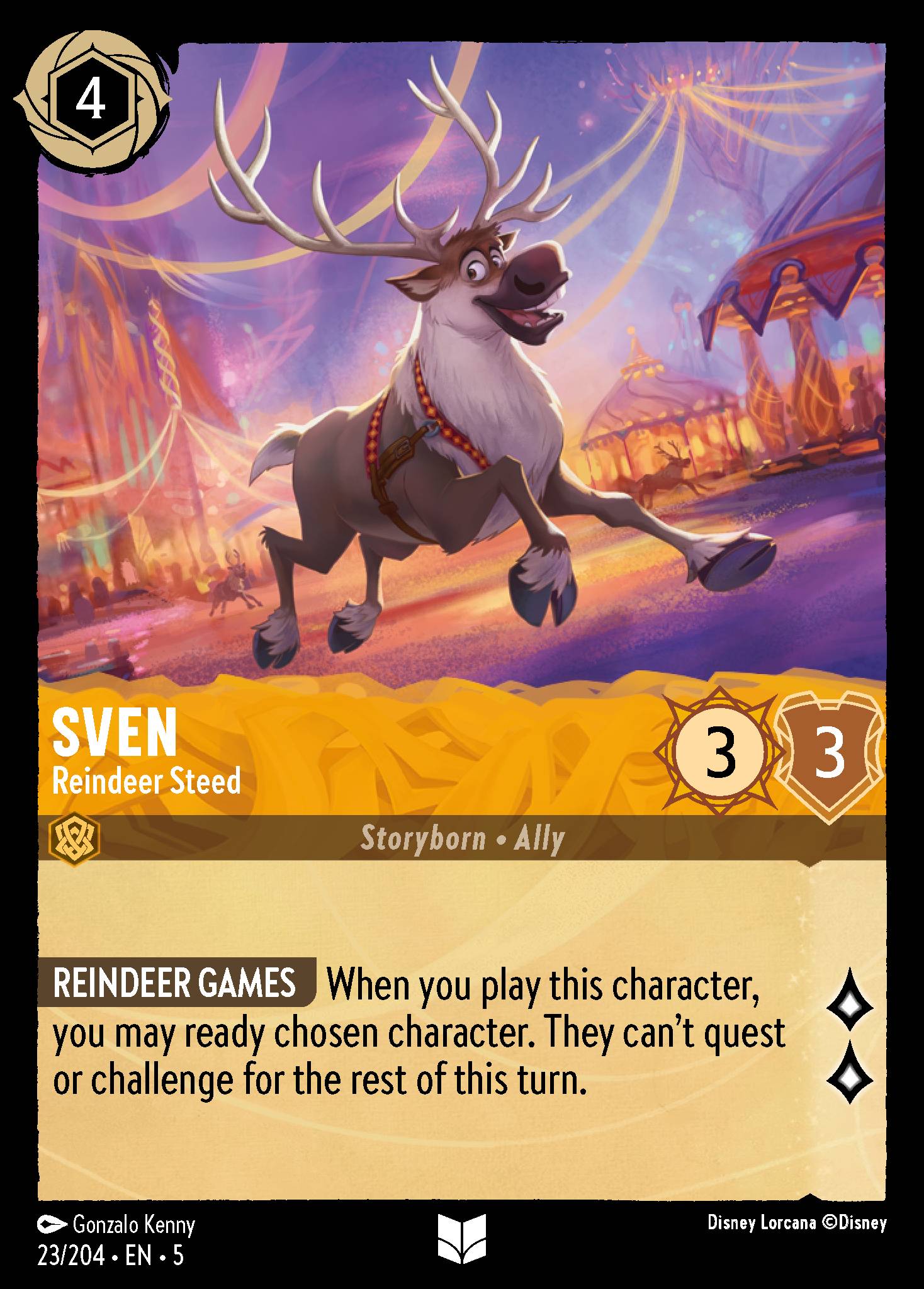 Sven - Reindeer Steed (English)