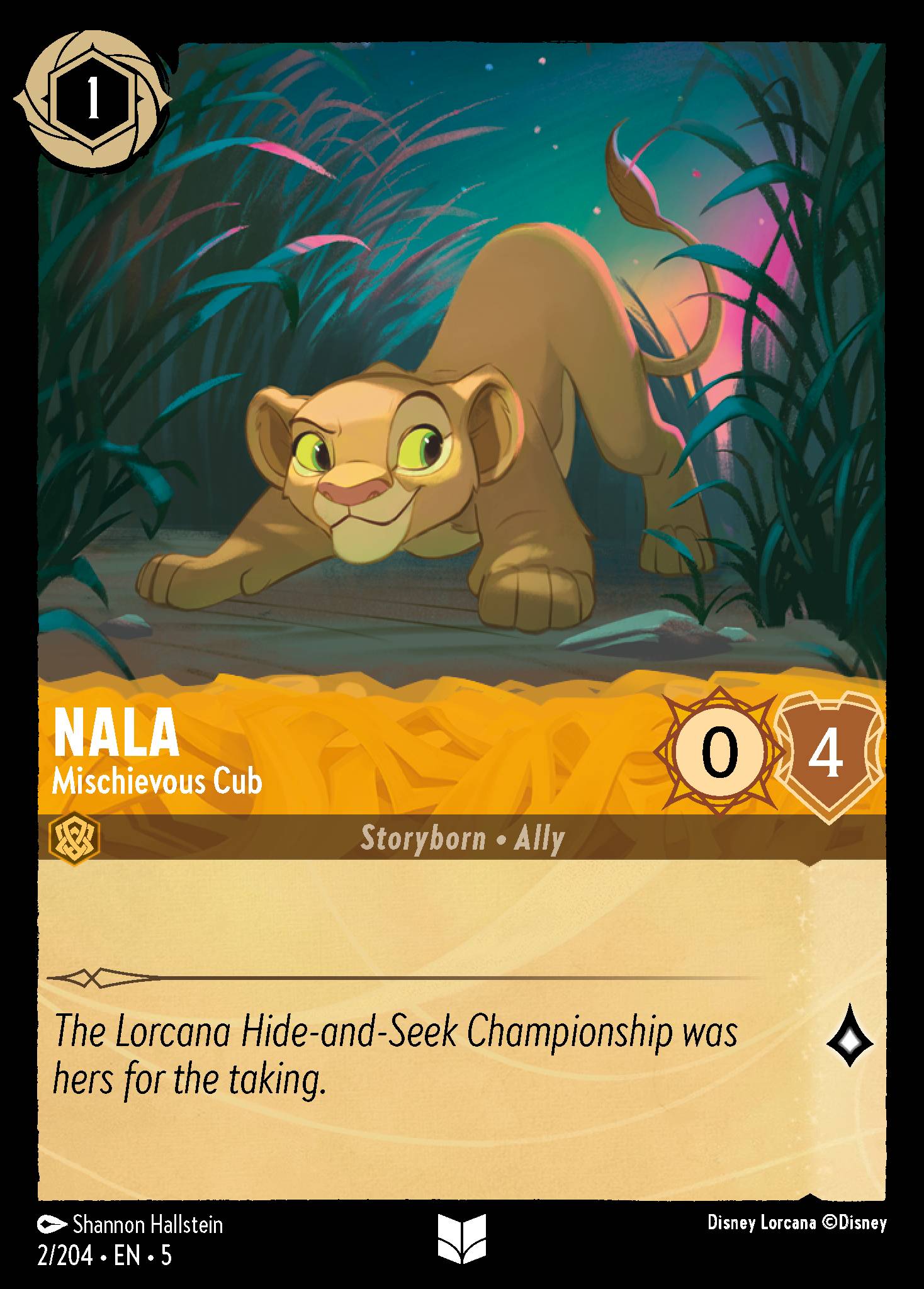 Nala - Mischievous Cub (English)