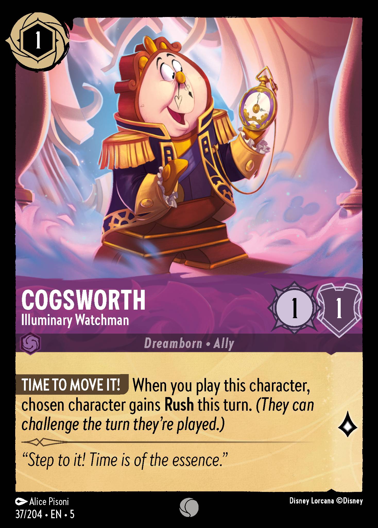 Cogsworth - Illuminary Watchman (English)