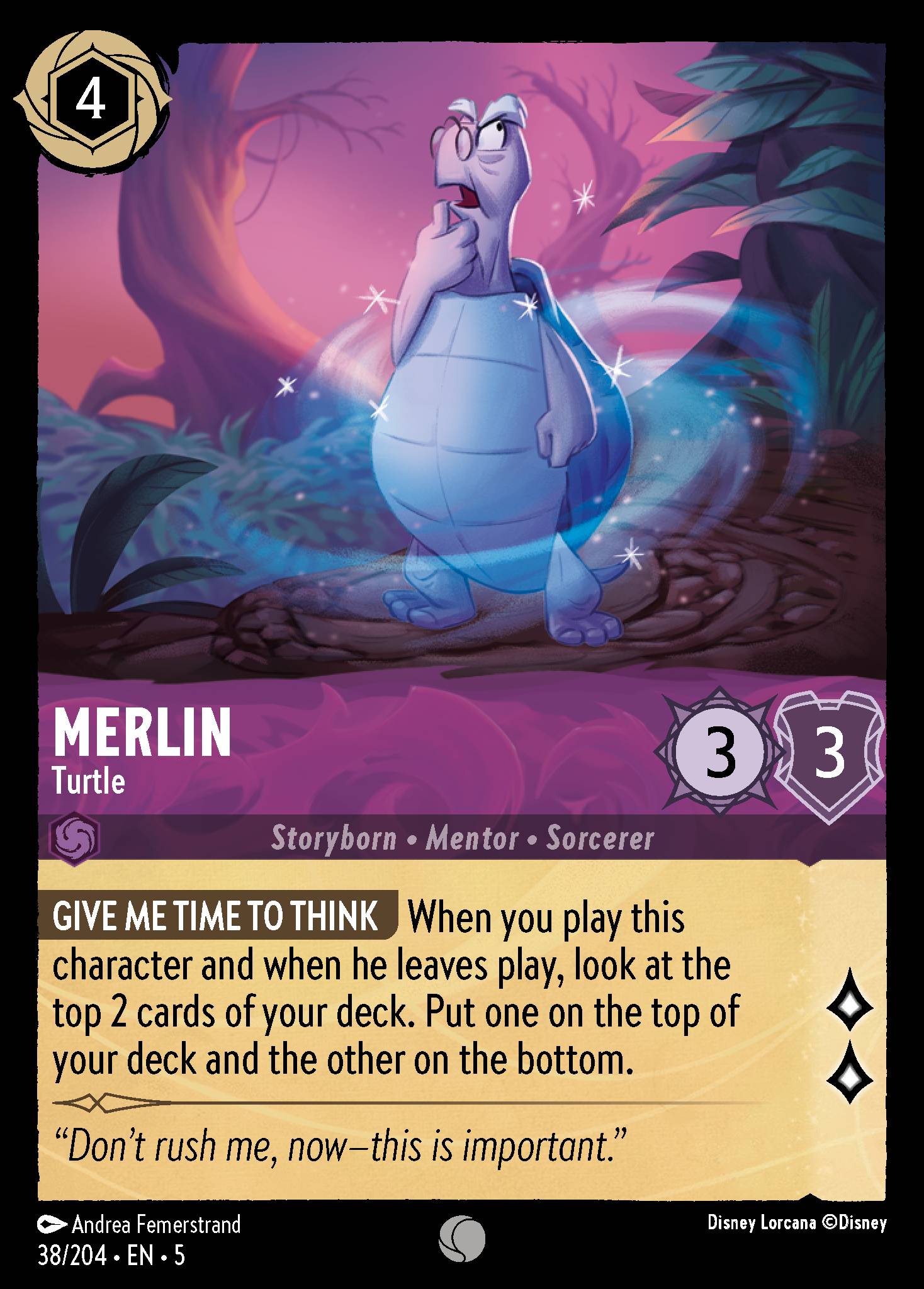 Merlin - Turtle (English)