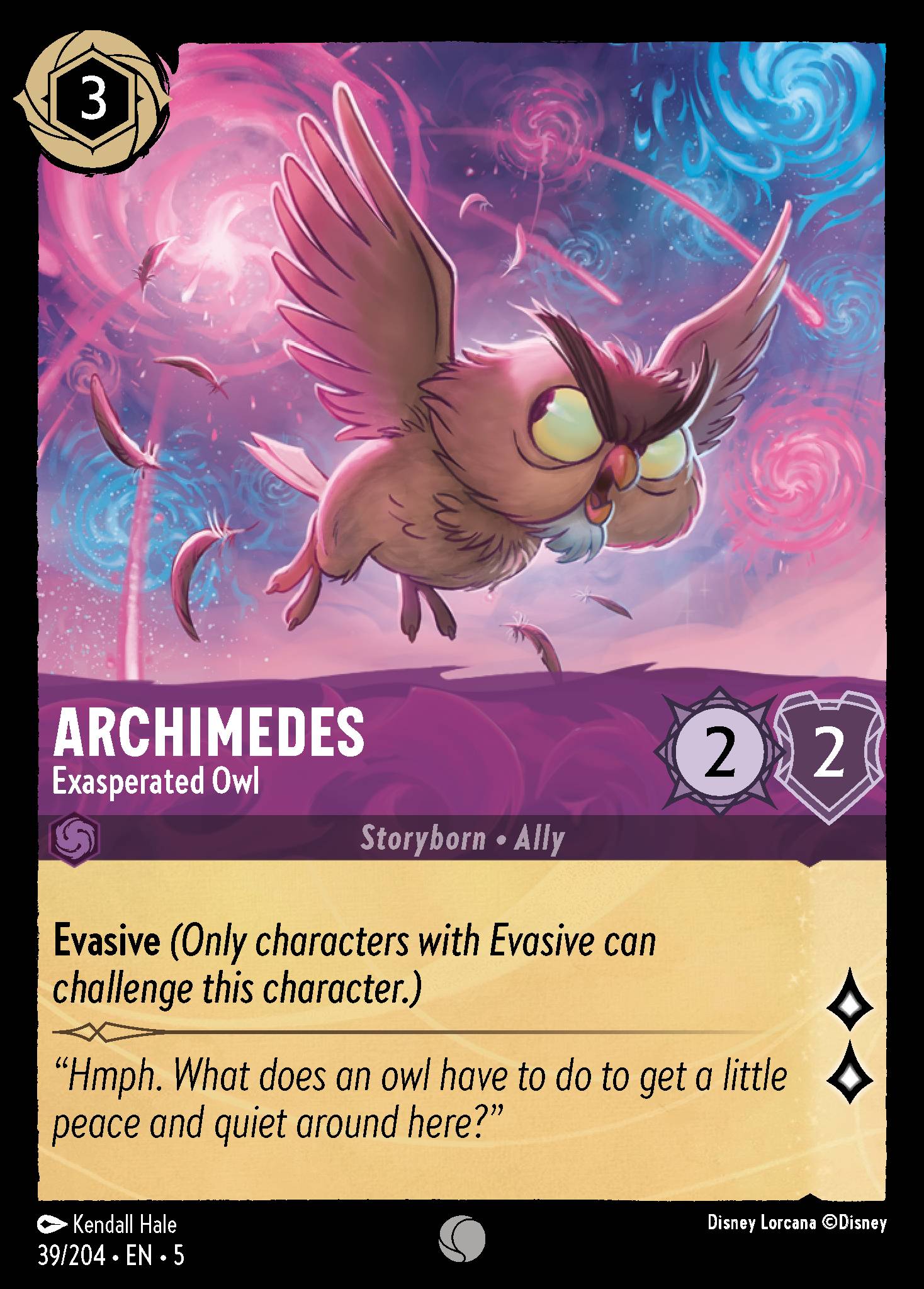 Archimedes - Exasperated Owl (English)