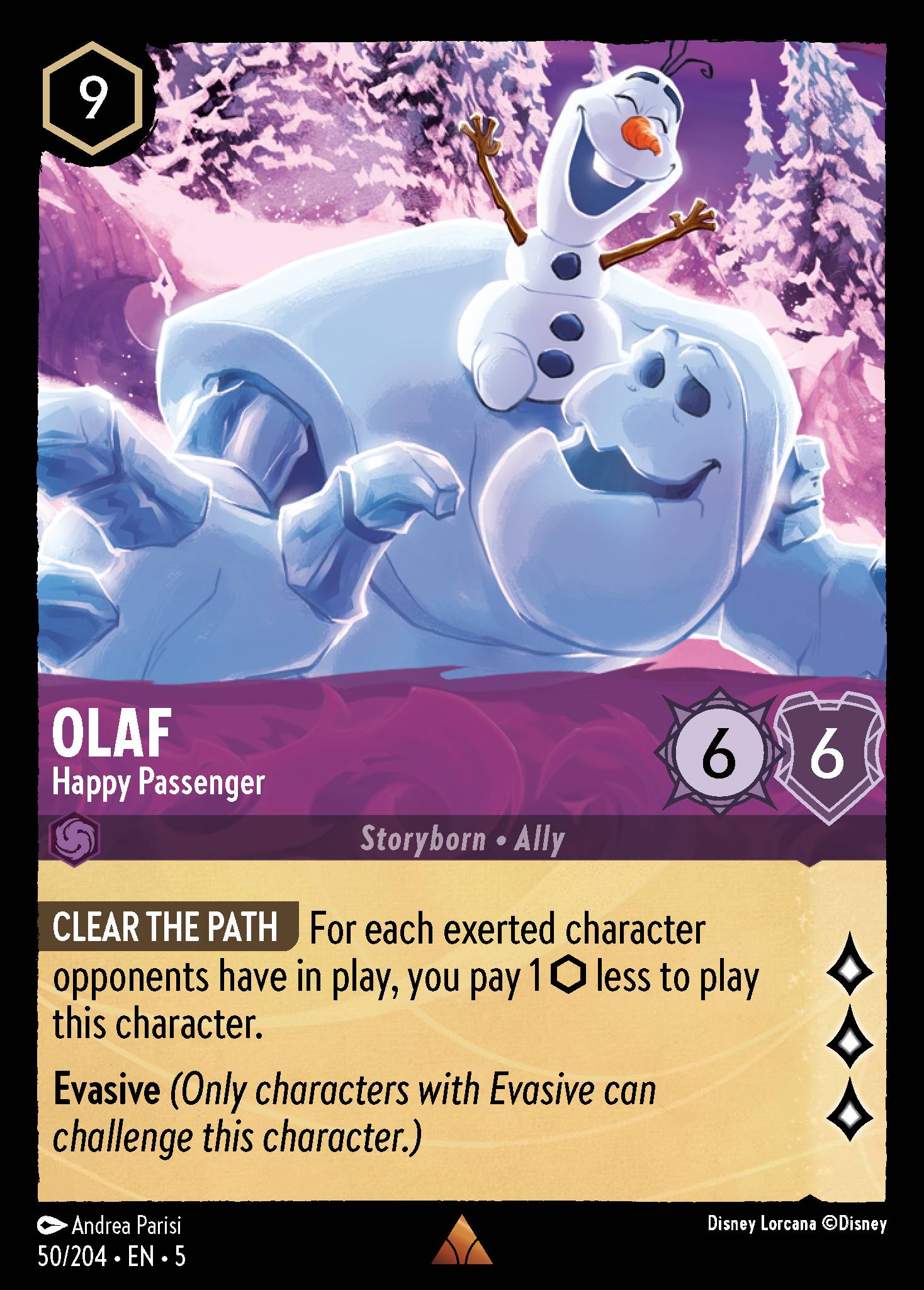 Olaf - Happy Passenger (English)
