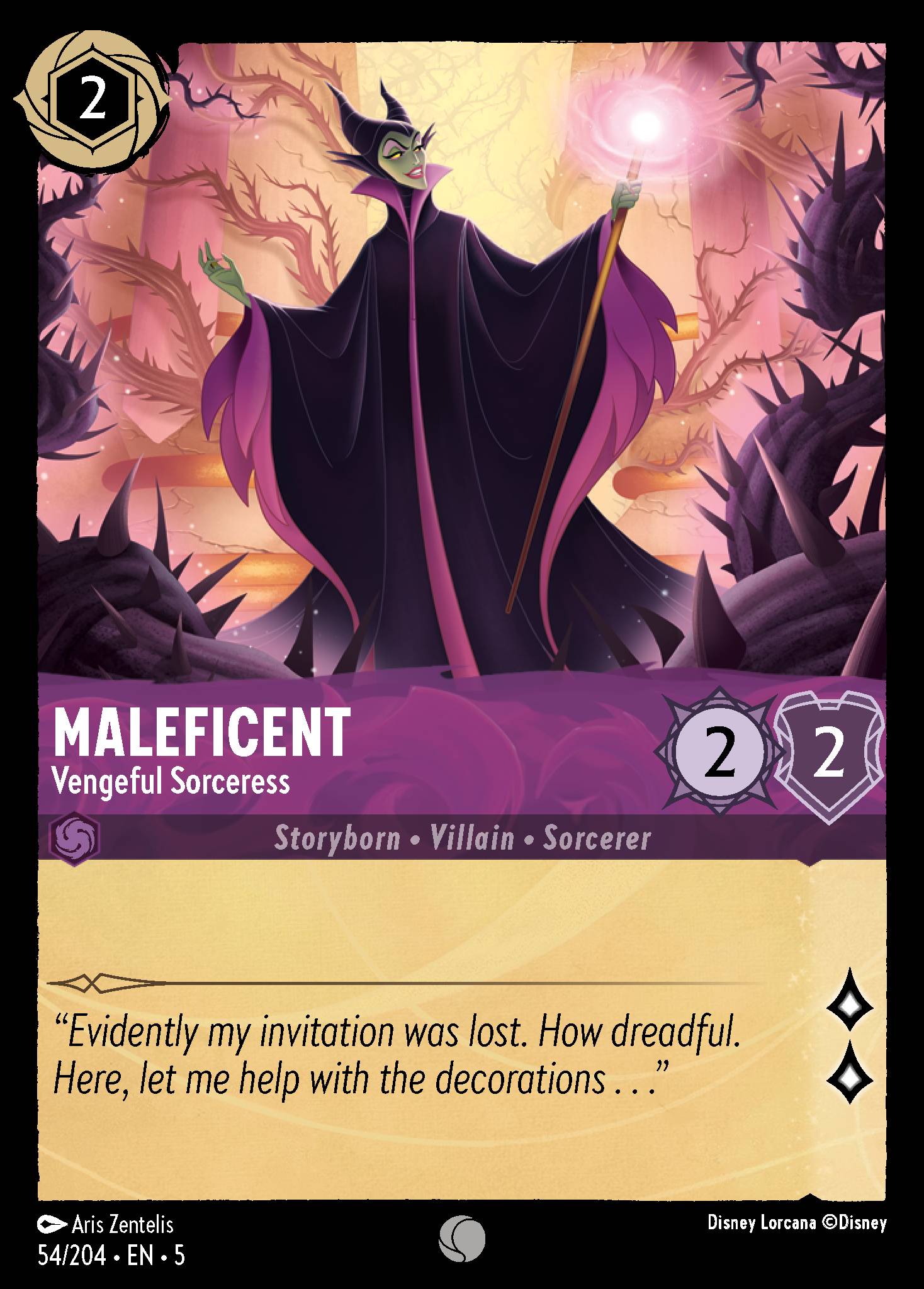 Maleficent - Vengeful Sorceress (English)