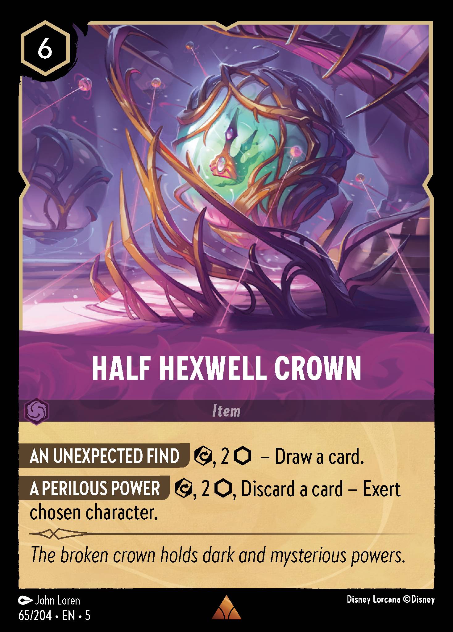 Half Hexwell Crown (English)