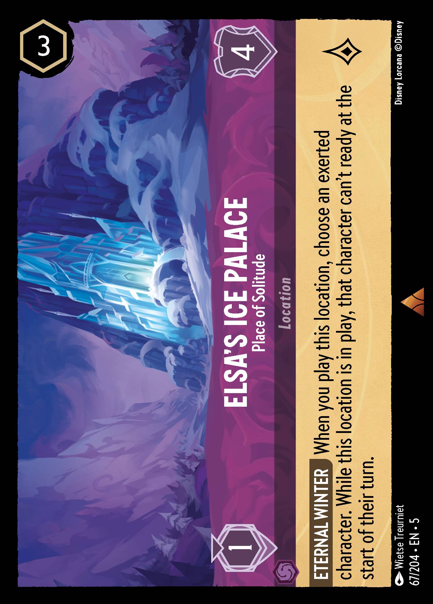 Elsa's Ice Palace - Place of Solitude (English)