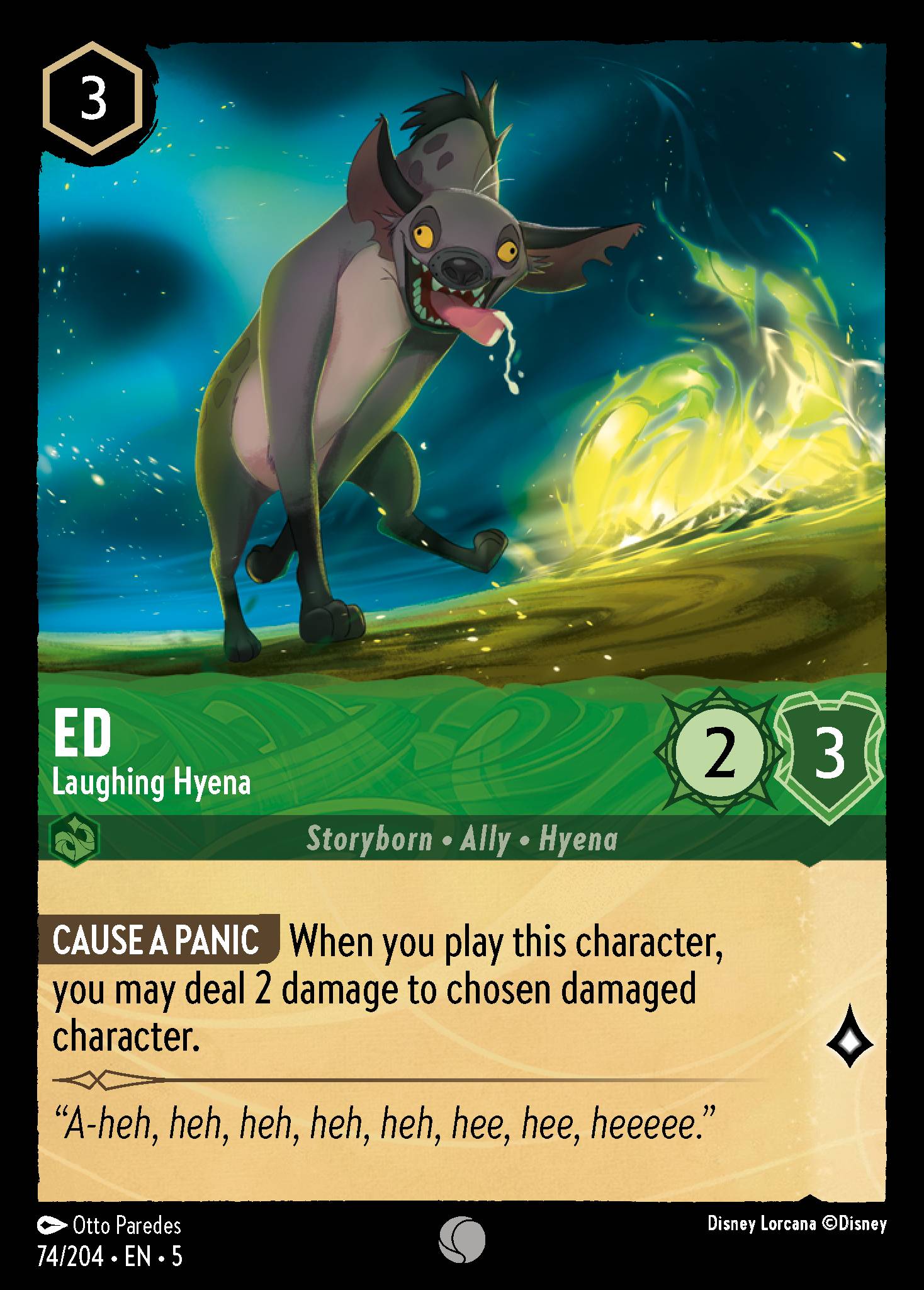 Ed - Laughing Hyena (English)