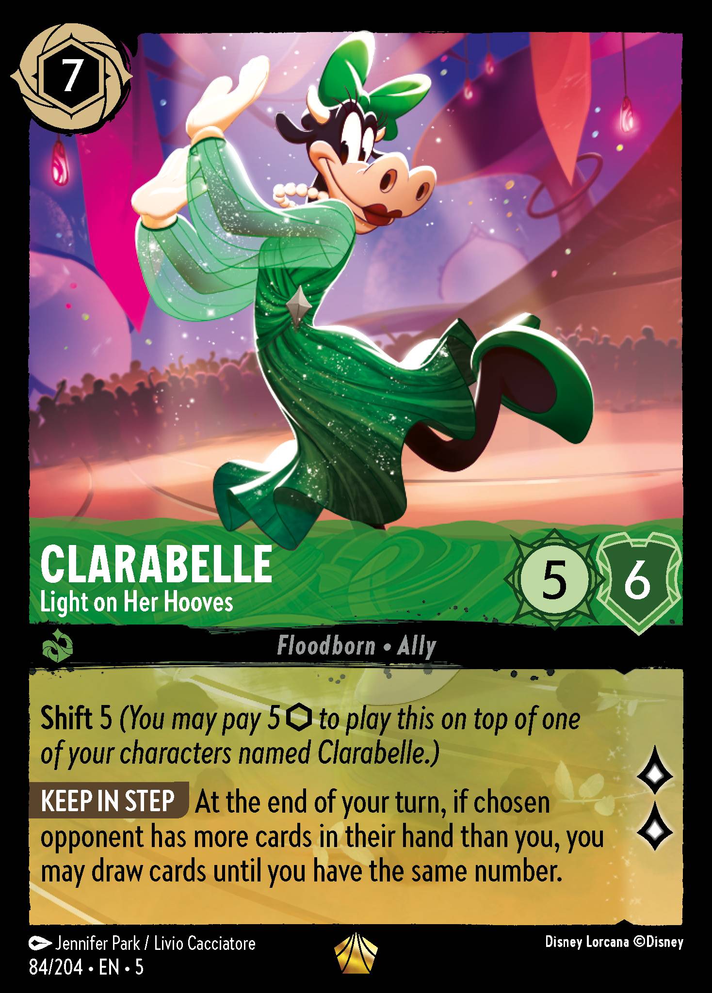 Clarabelle - Light on Her Hooves (Legendary) (English)
