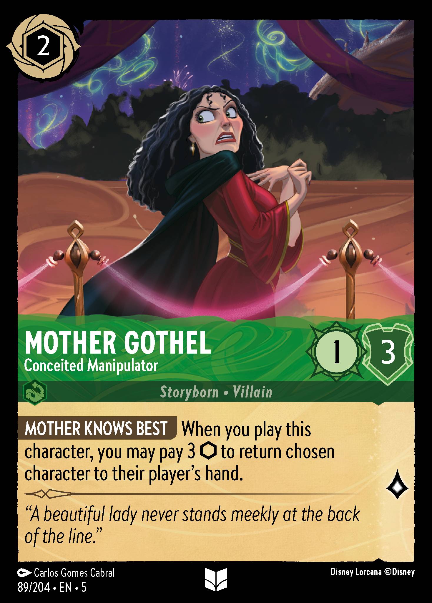 Mother Gothel - Conceited Manipulator (English)
