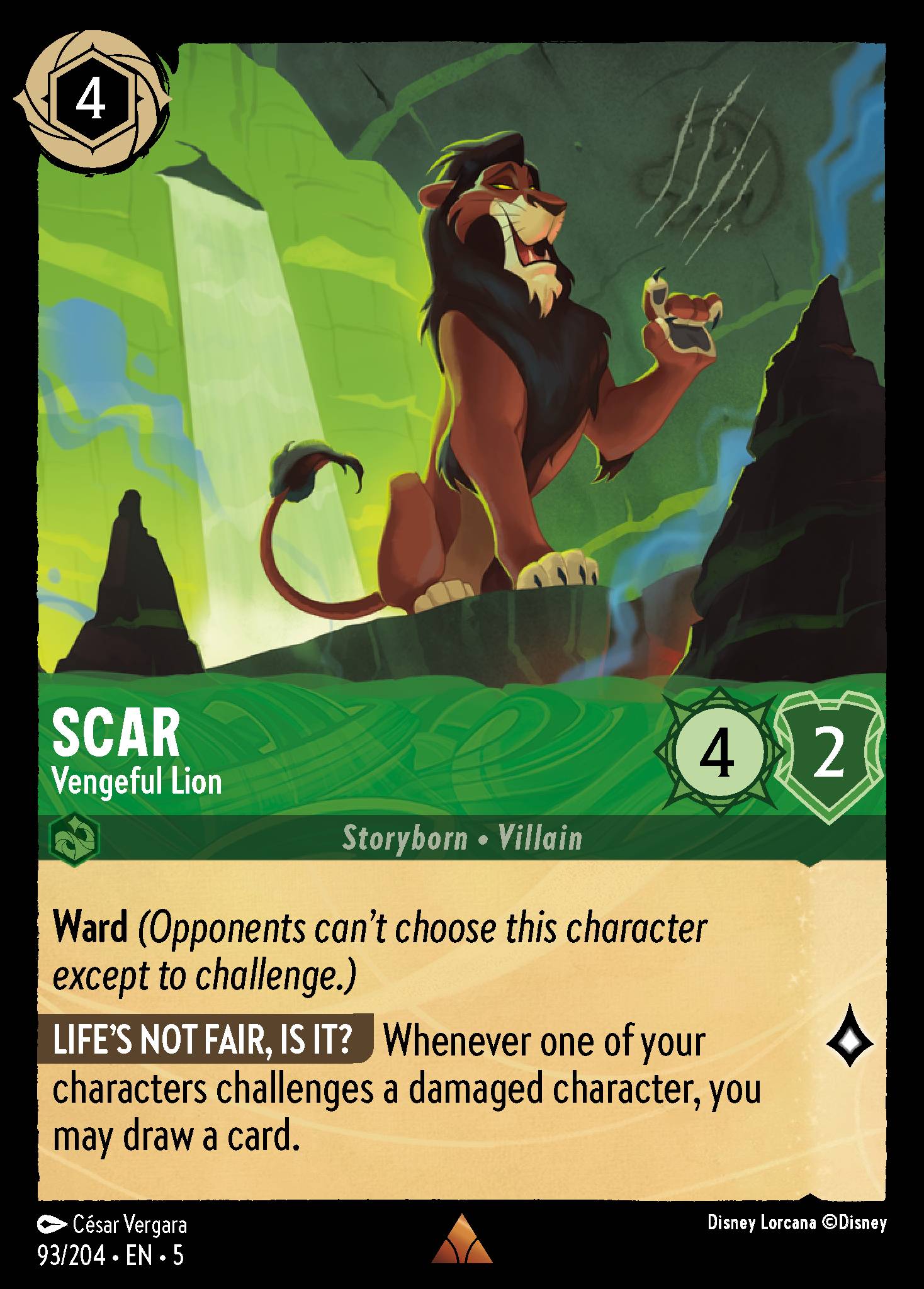 Scar - Vengeful Lion (English)
