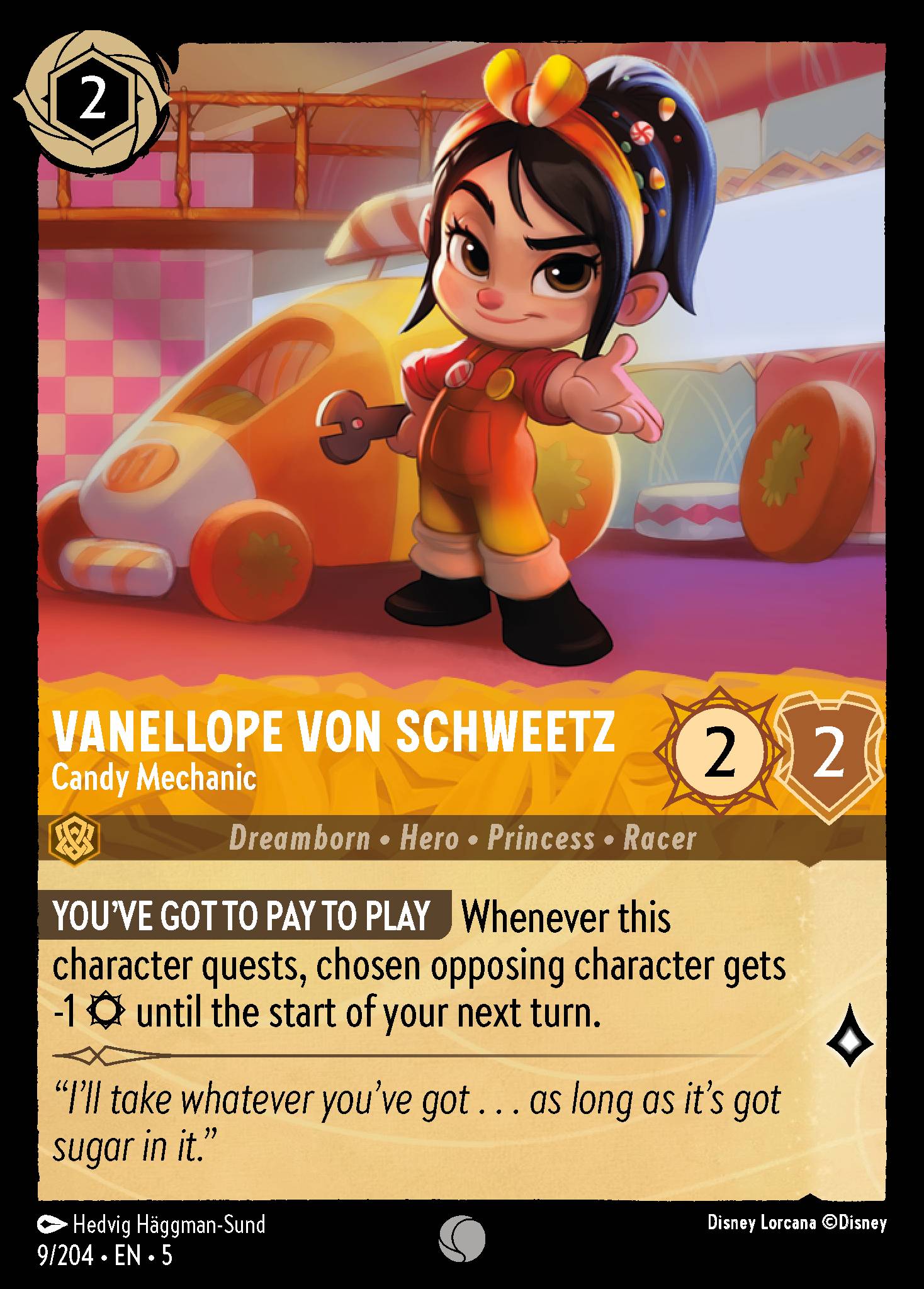 Vanellope von Schweetz - Candy Mechanic (English)