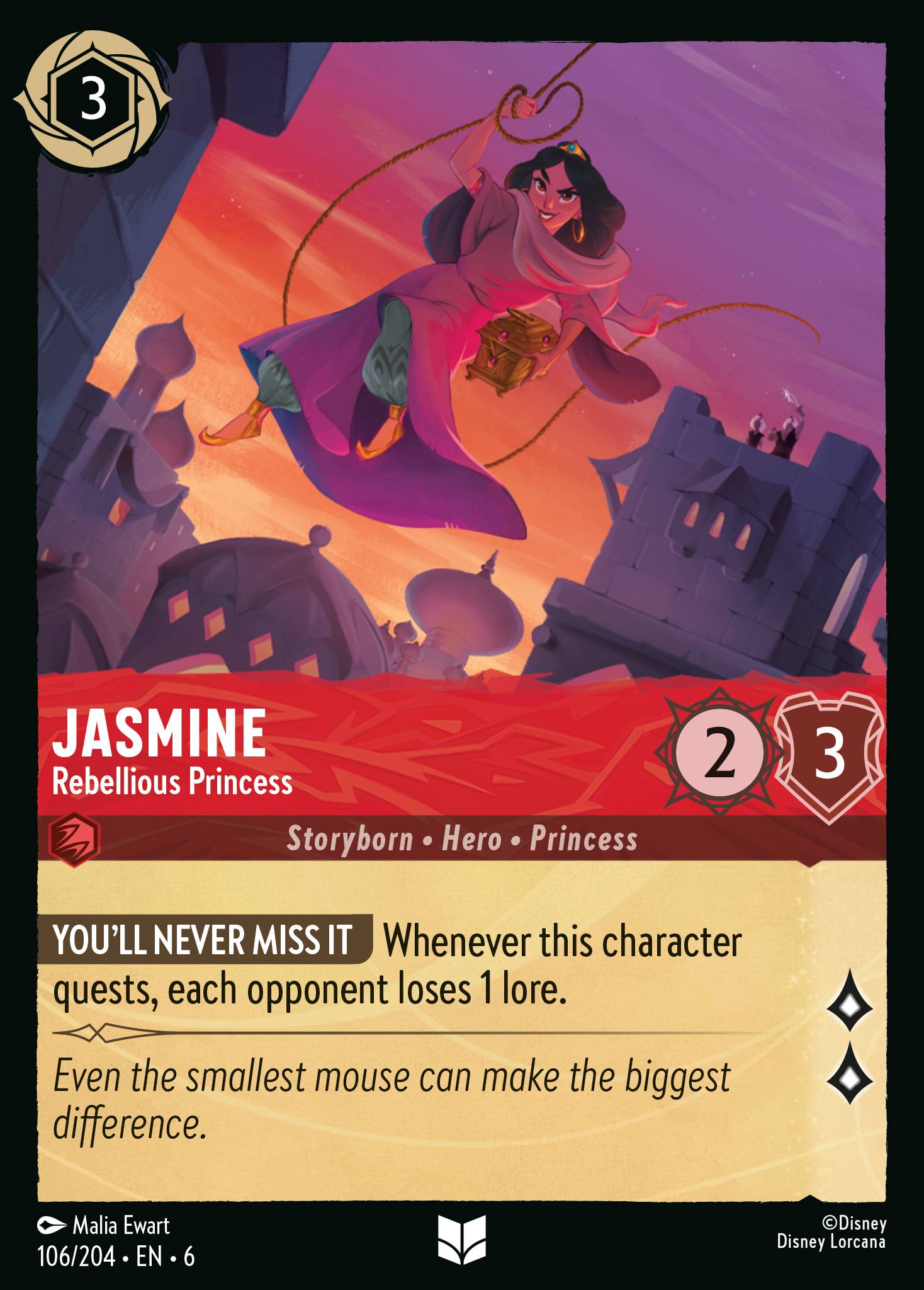 Jasmine - Rebellious Princess (English)