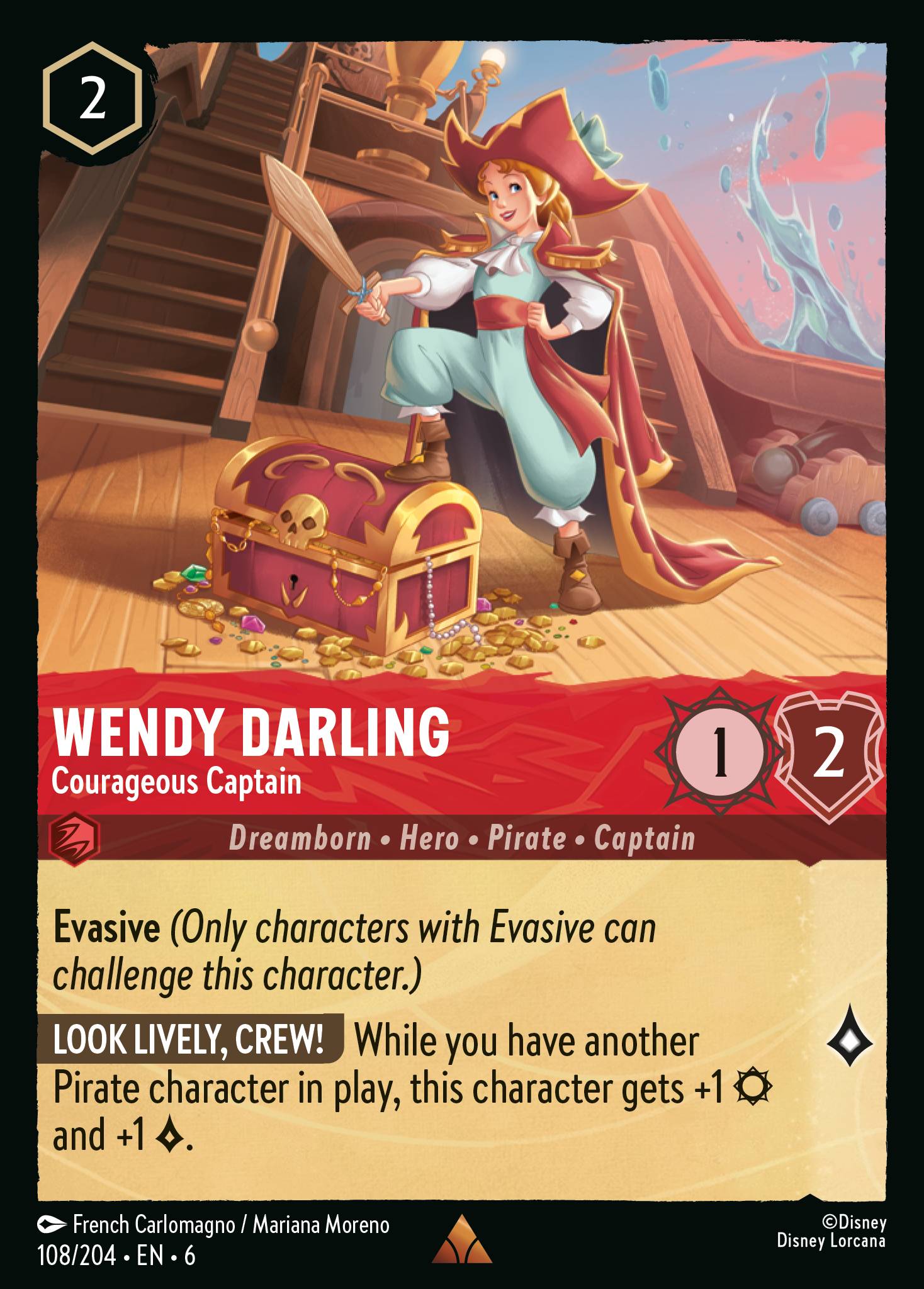 Wendy Darling - Courageous Captain (English)