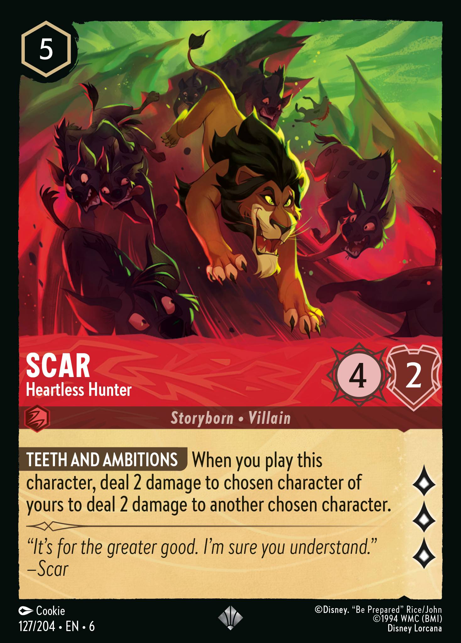 Scar - Heartless Hunter (English)