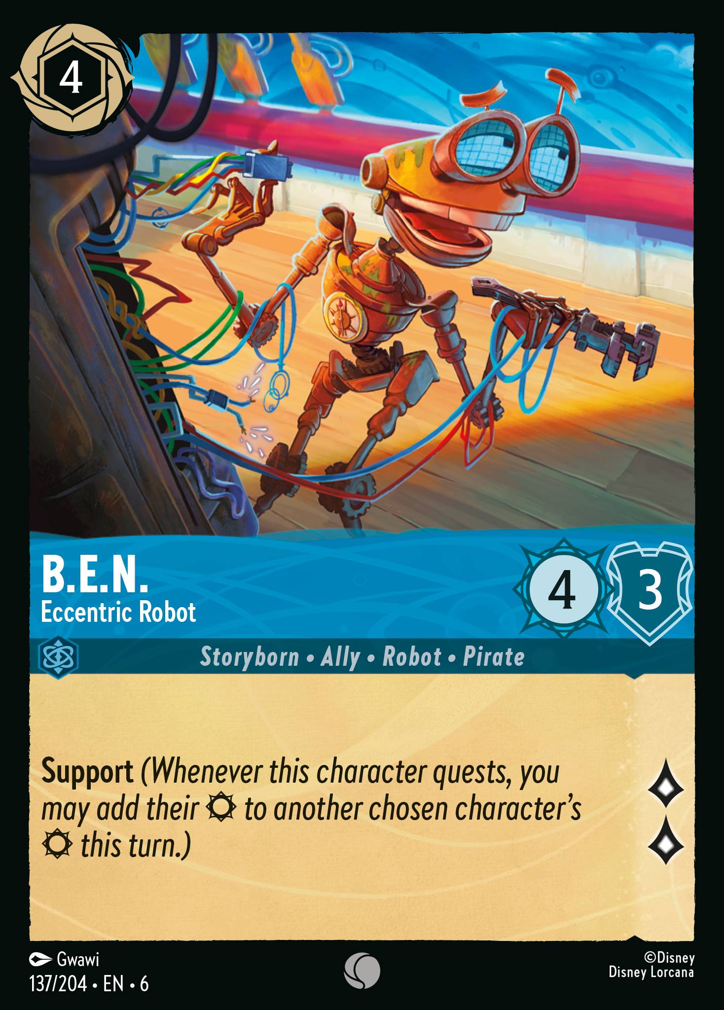 B.E.N. - Eccentric Robot (English)