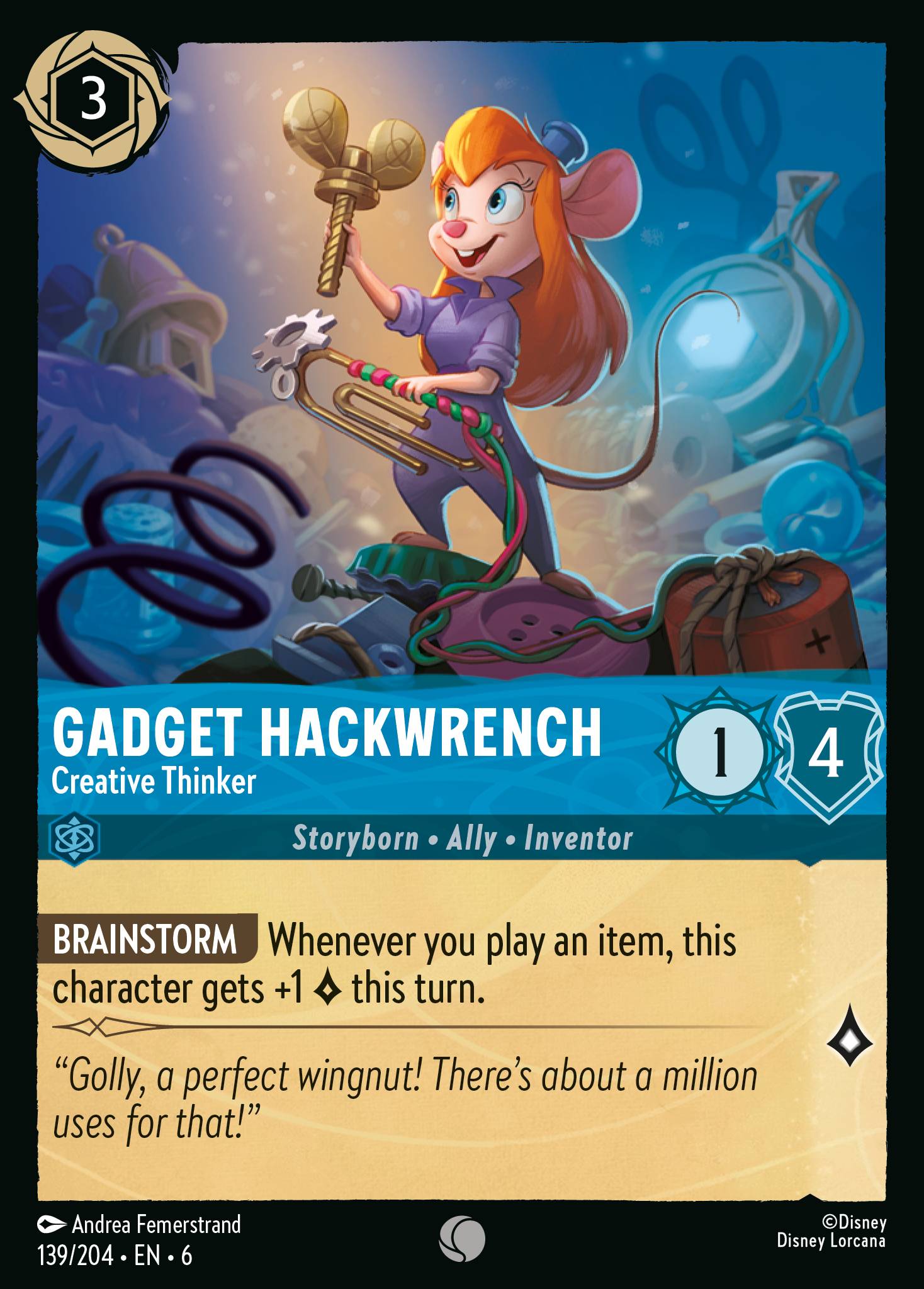 Gadget Hackwrench - Creative Thinker (English)