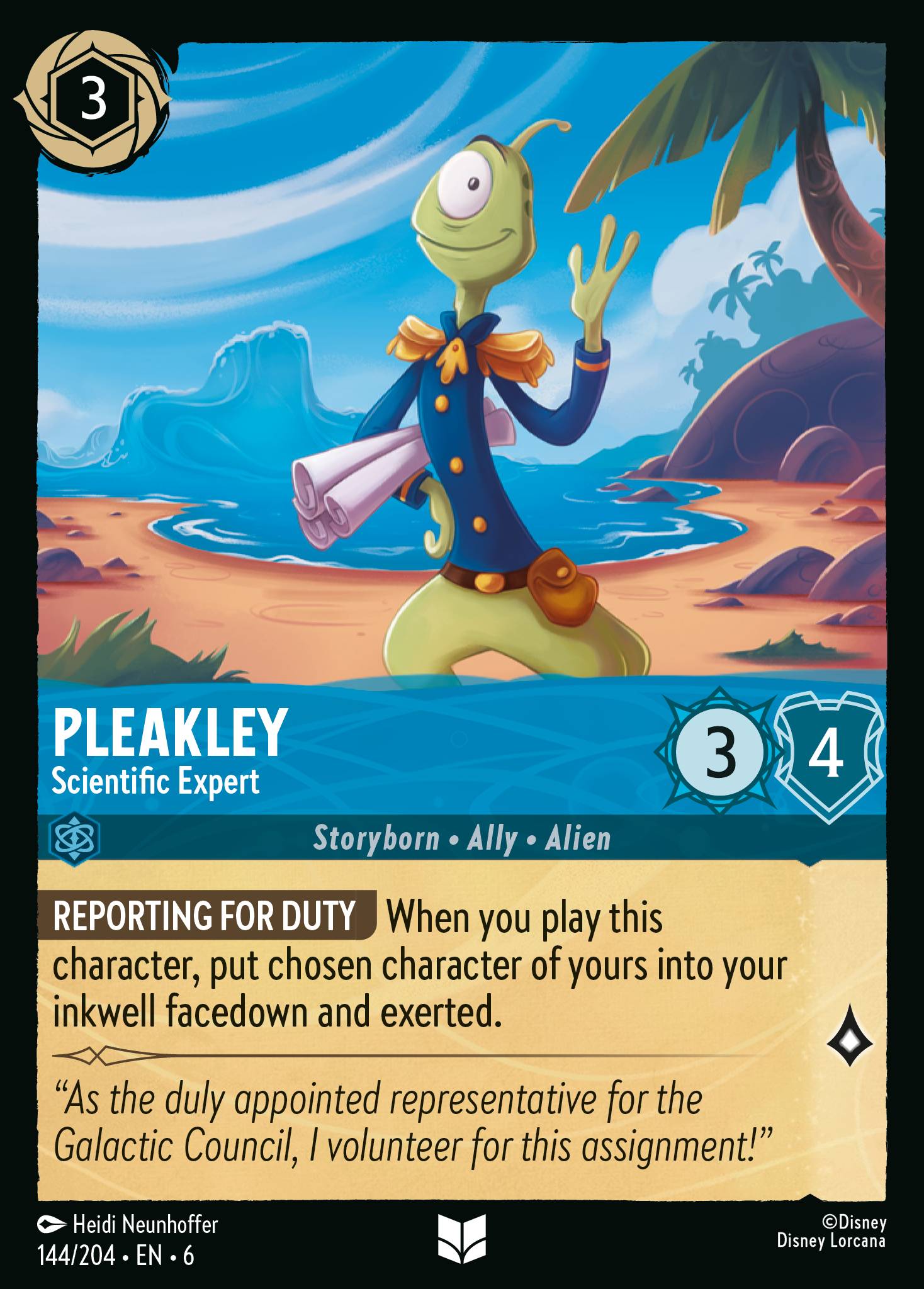 Pleakley - Scientific Expert (English)