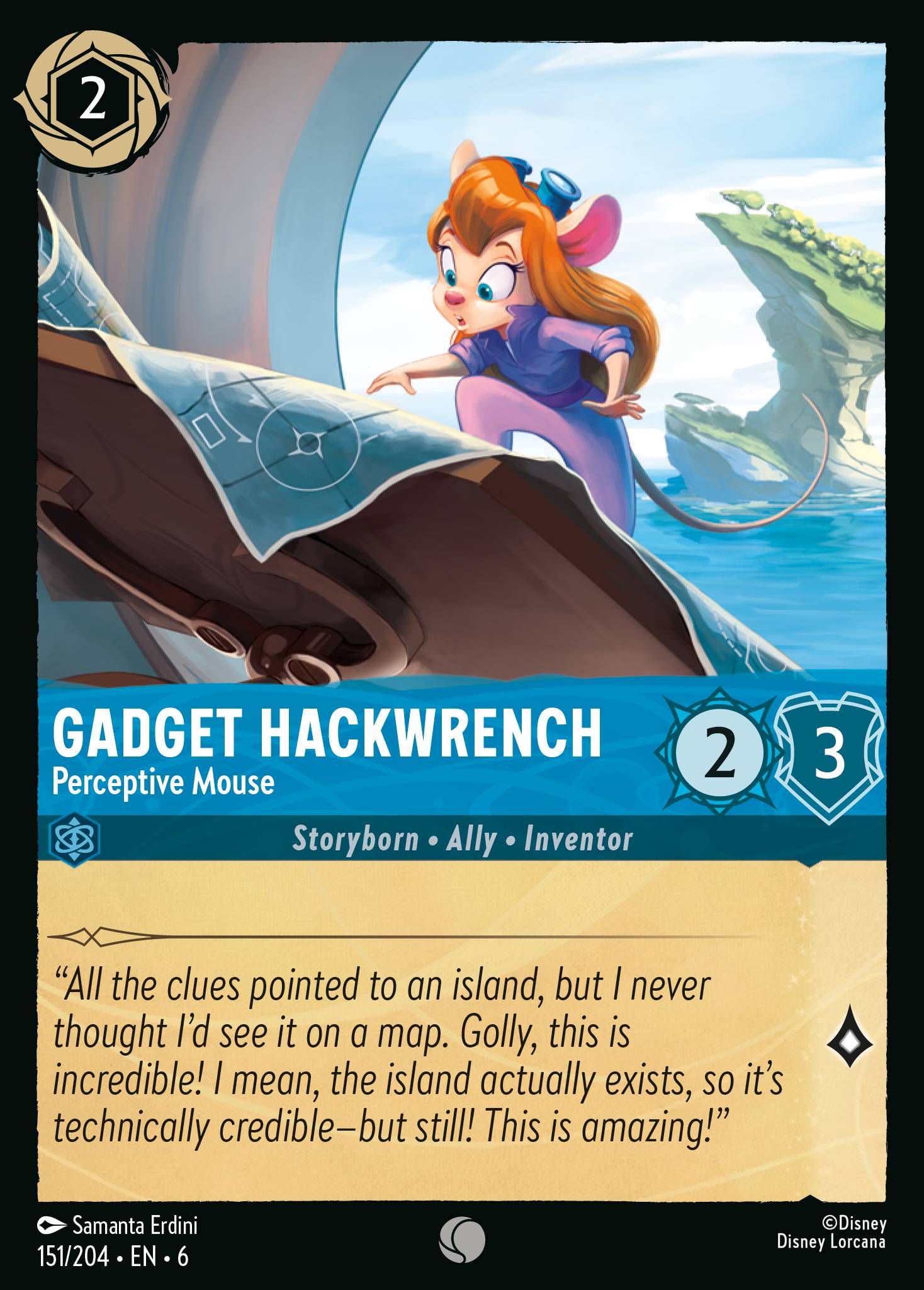 Gadget Hackwrench - Perceptive Mouse (English)