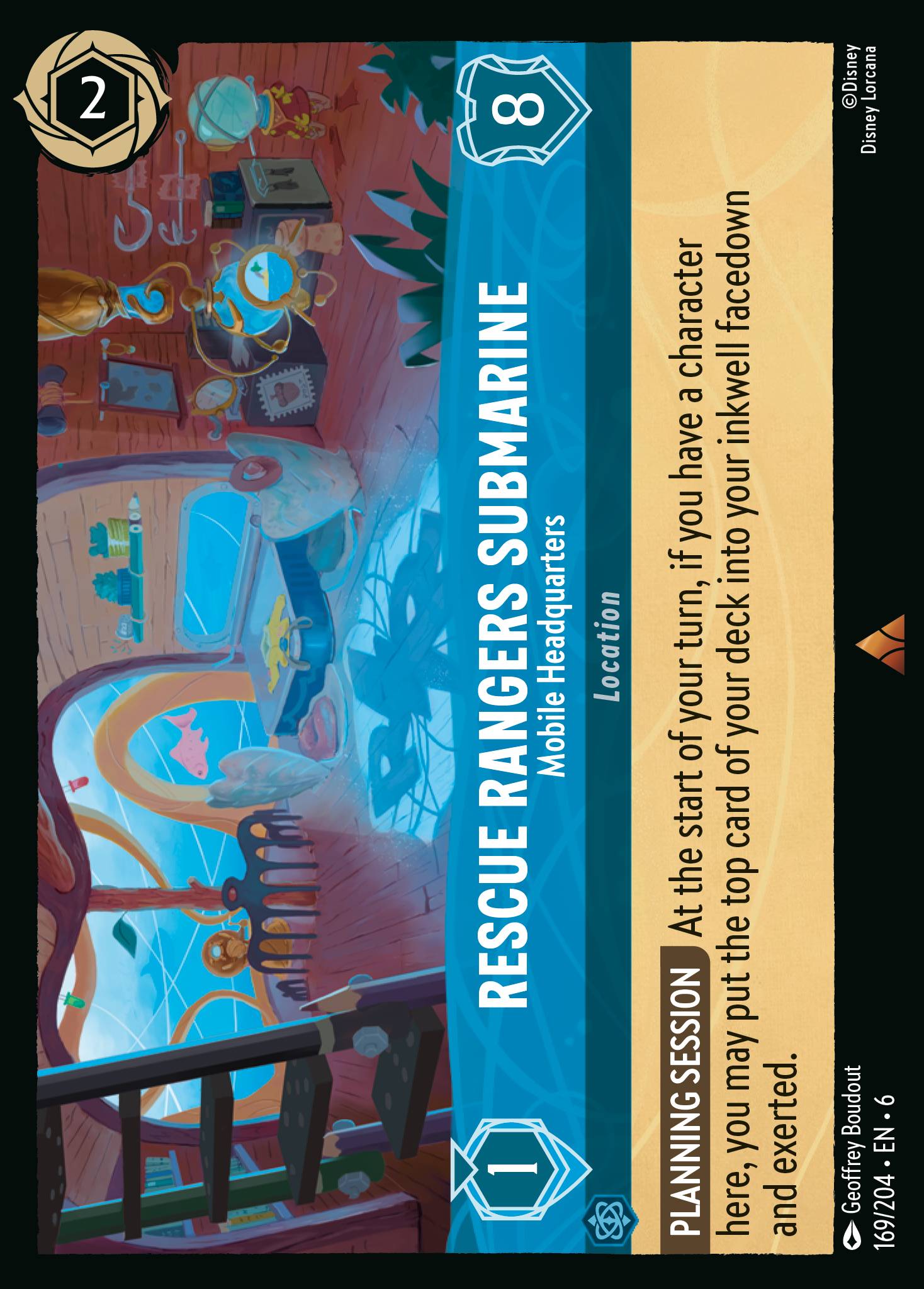 Rescue Rangers Submarine - Mobile Headquarters (English)