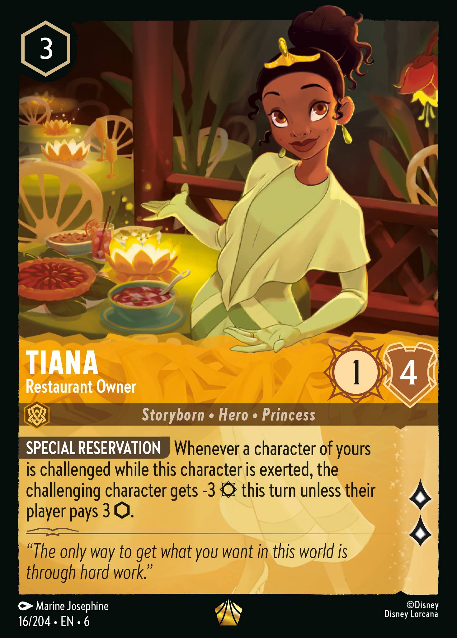 Tiana - Restaurant Owner (Legendary) (English)