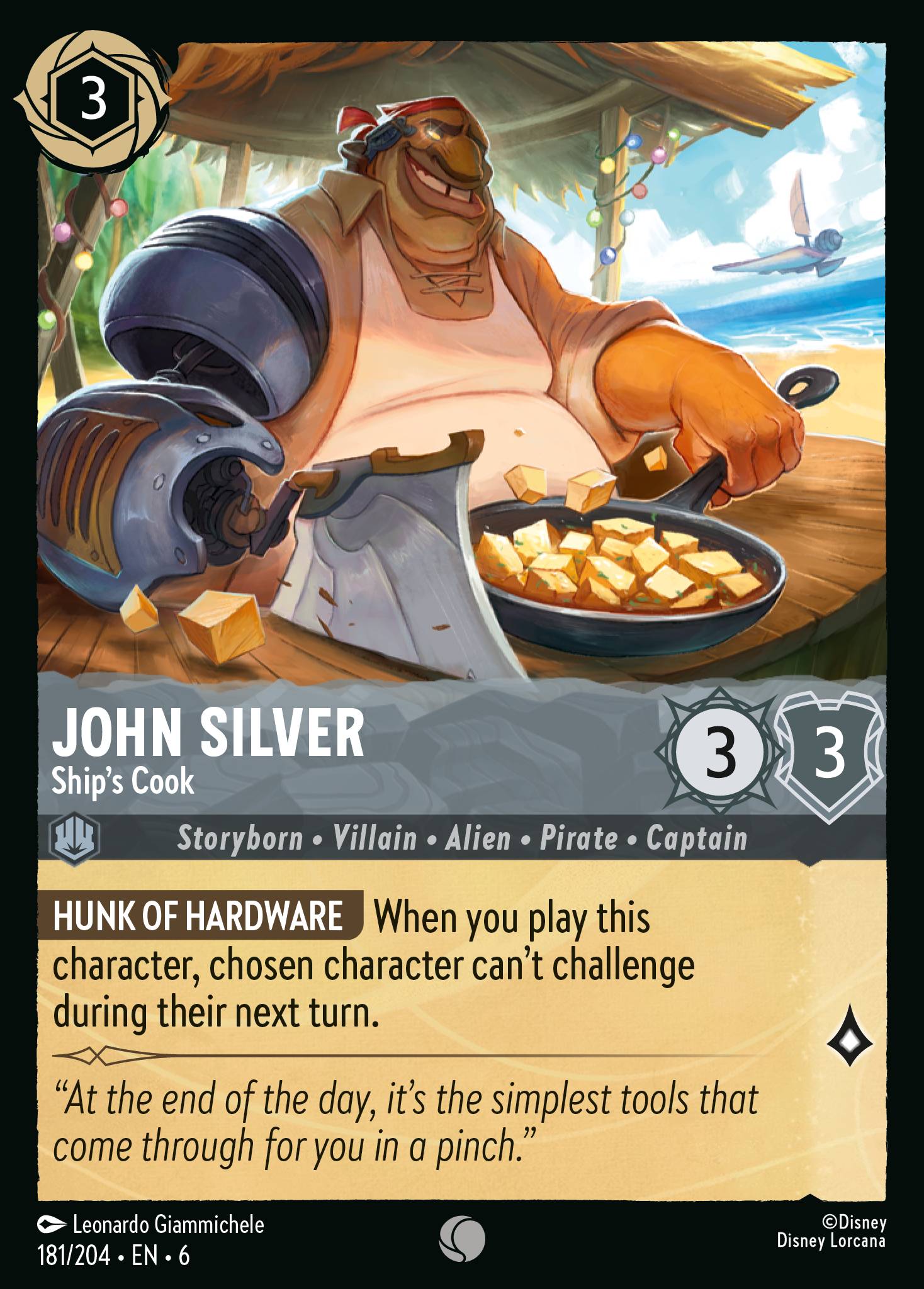 John Silver - Ship's Cook (English)