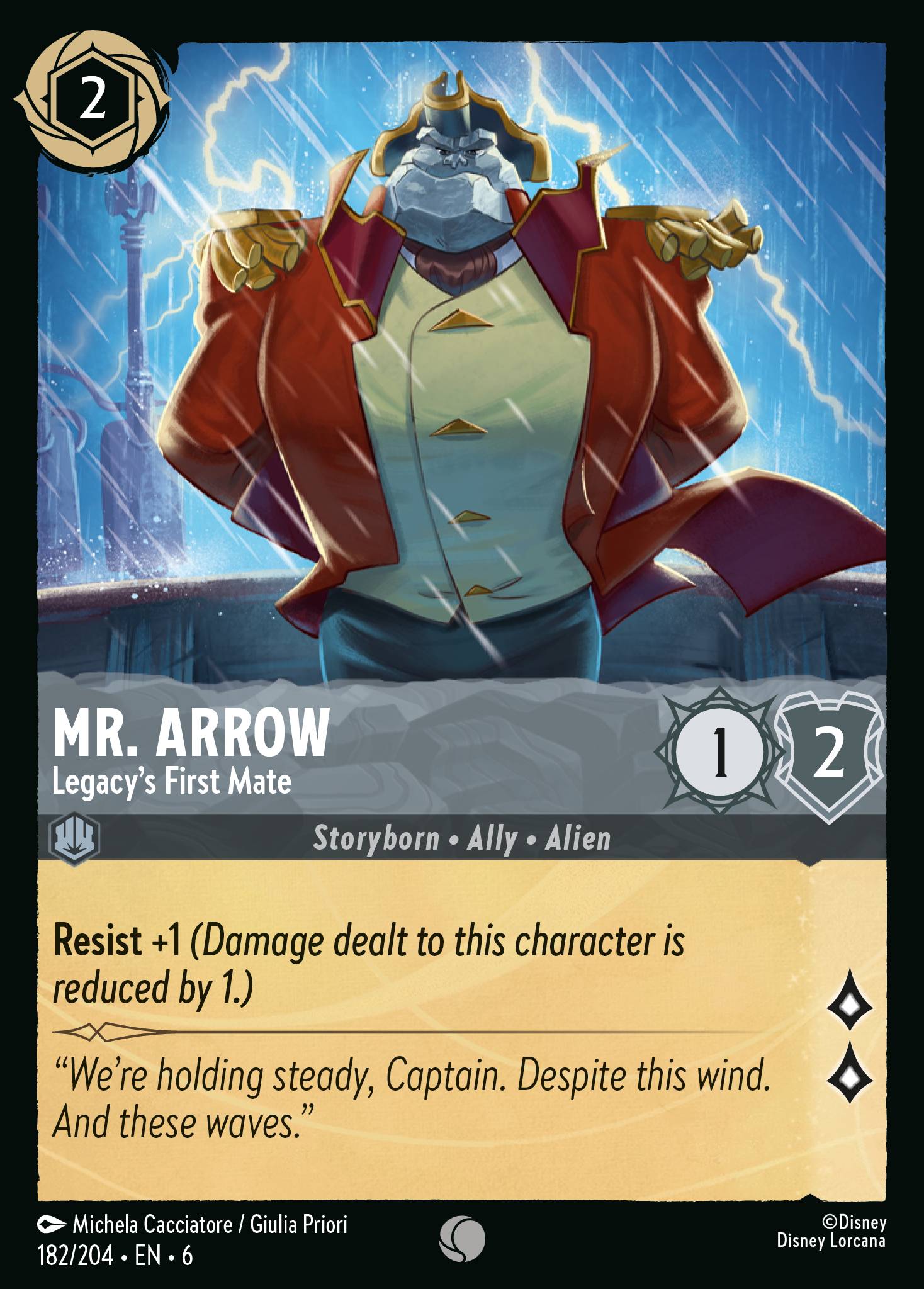 Mr. Arrow - Legacy's First Mate (English)