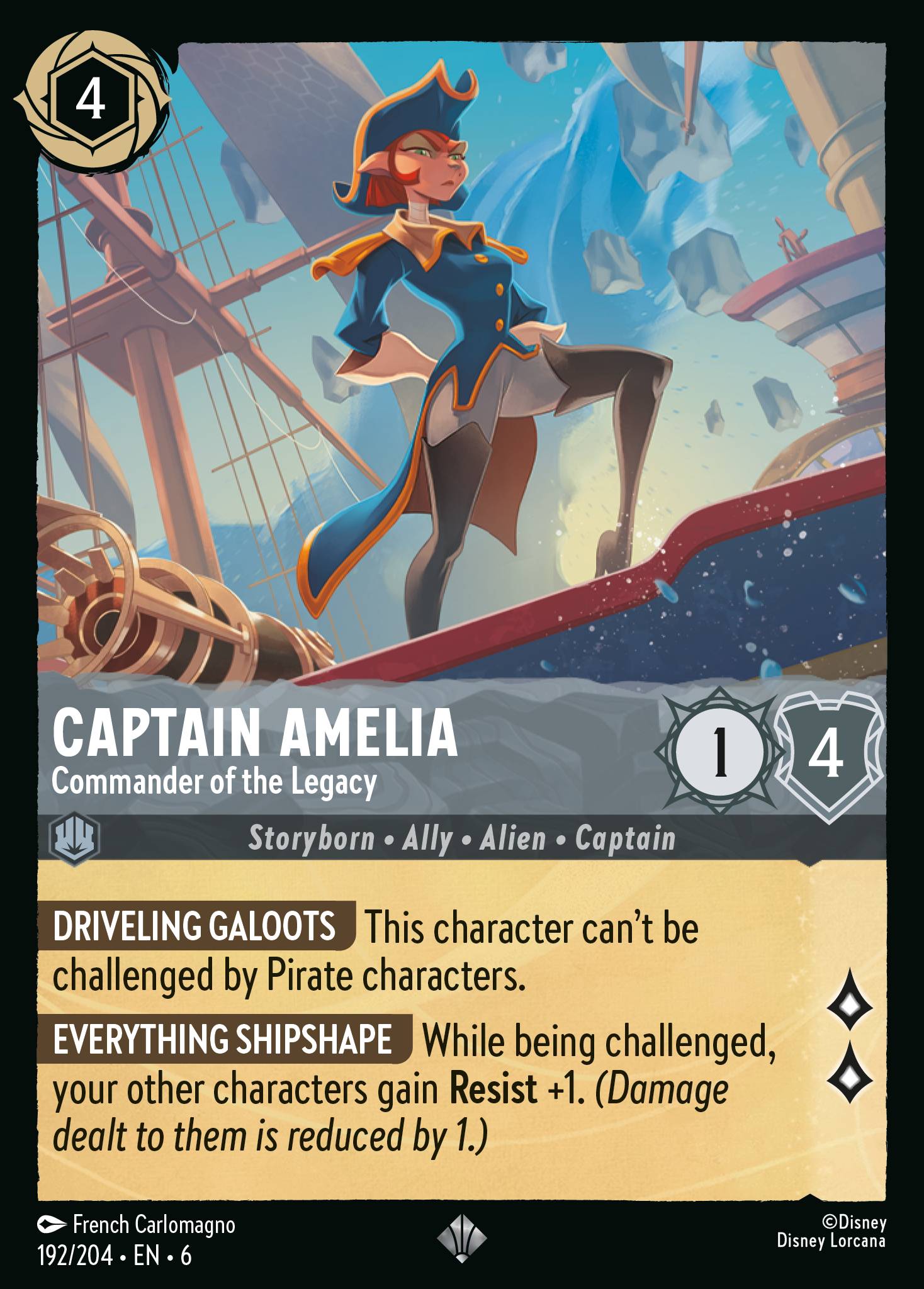 Captain Amelia - Commander of the Legacy (English)