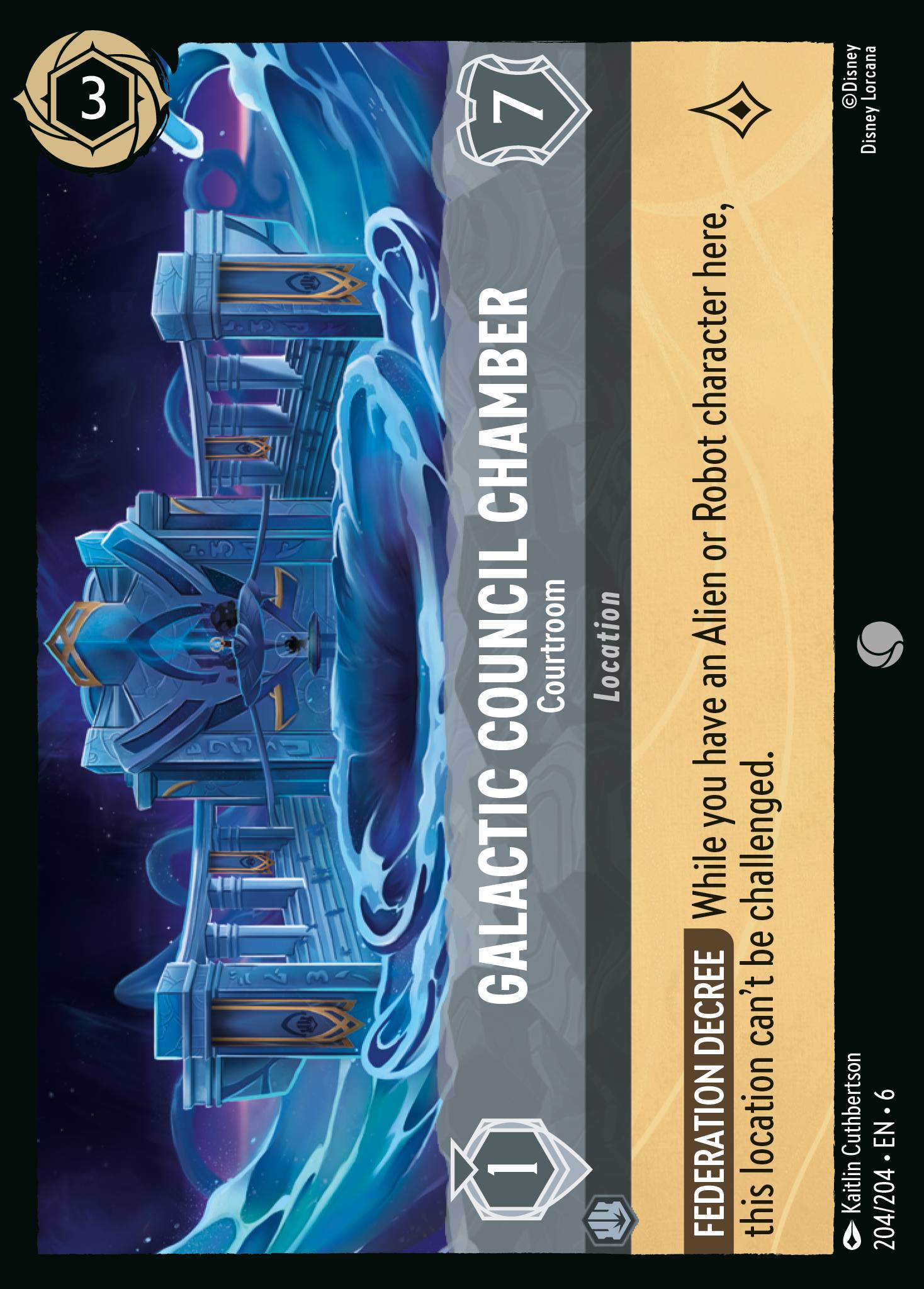 Galactic Council Chamber - Courtroom (English)