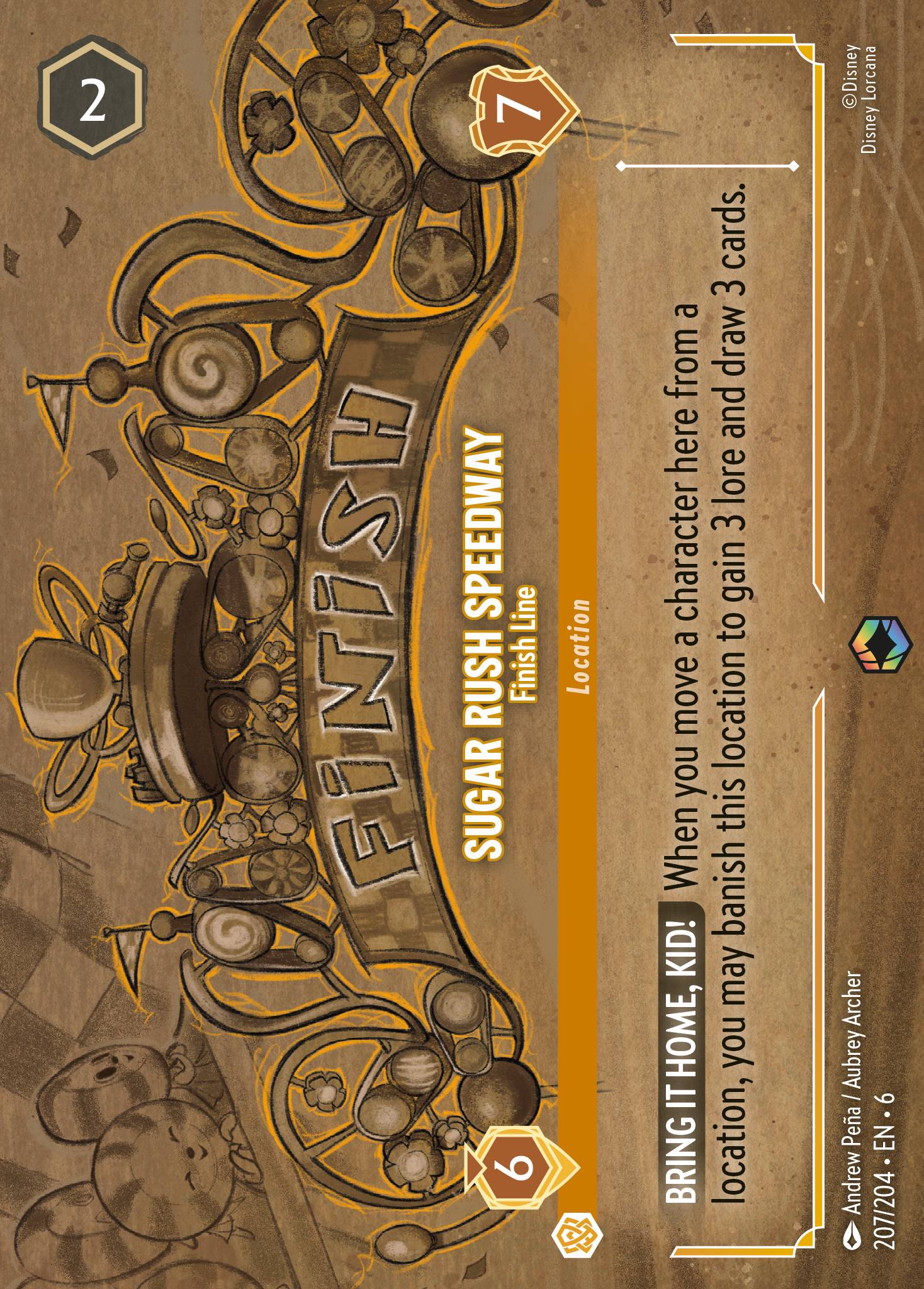 Sugar Rush Speedway - Finish Line (Enchanted) (English)