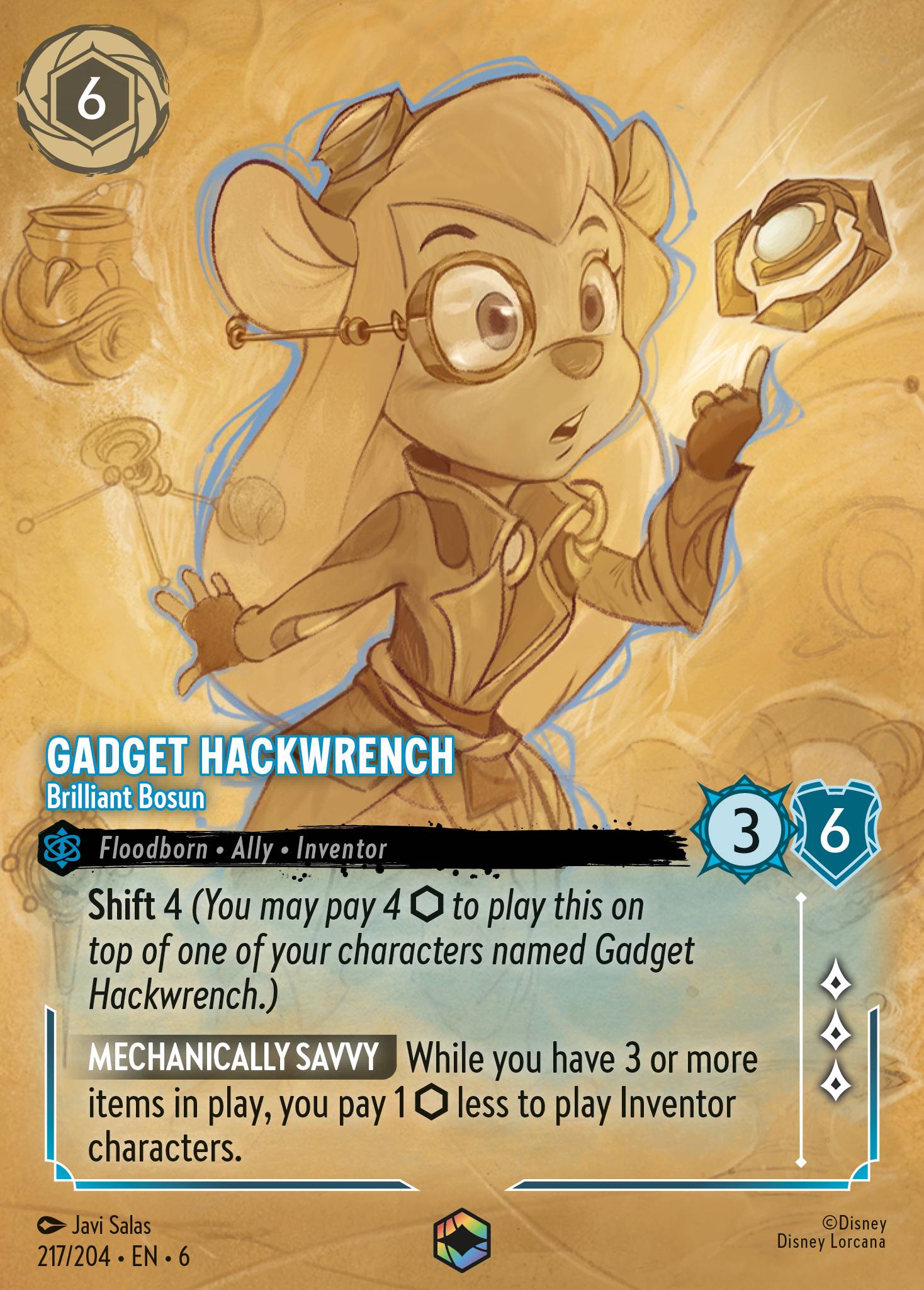 Gadget Hackwrench - Brilliant Bosun (Enchanted) (English)