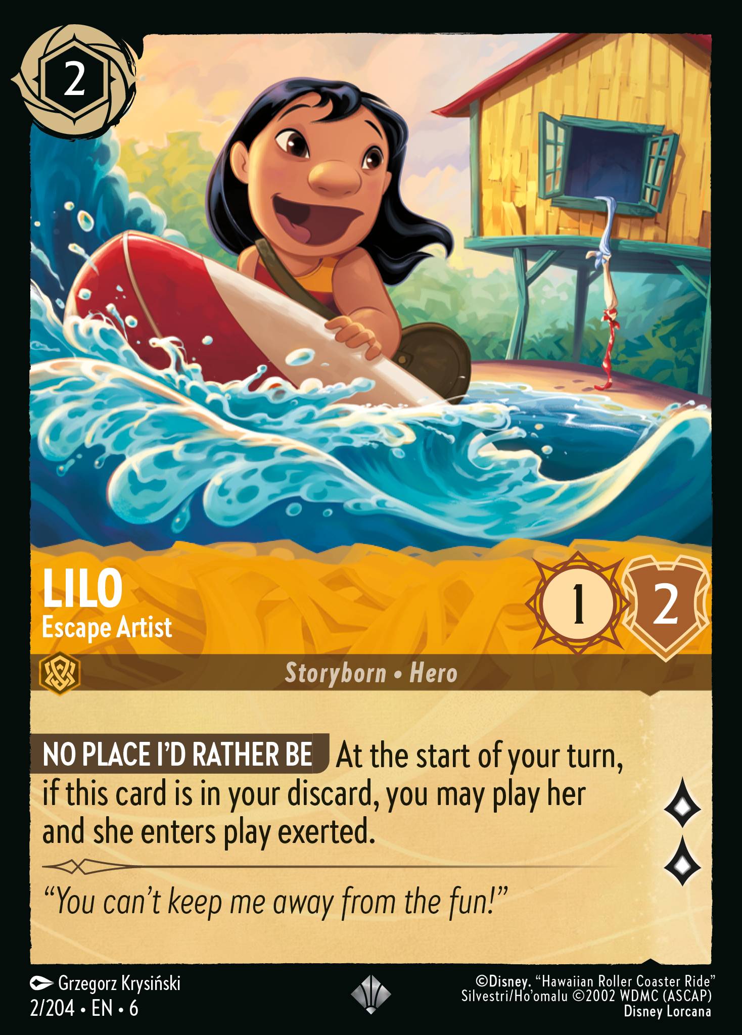 Lilo - Escape Artist (English)