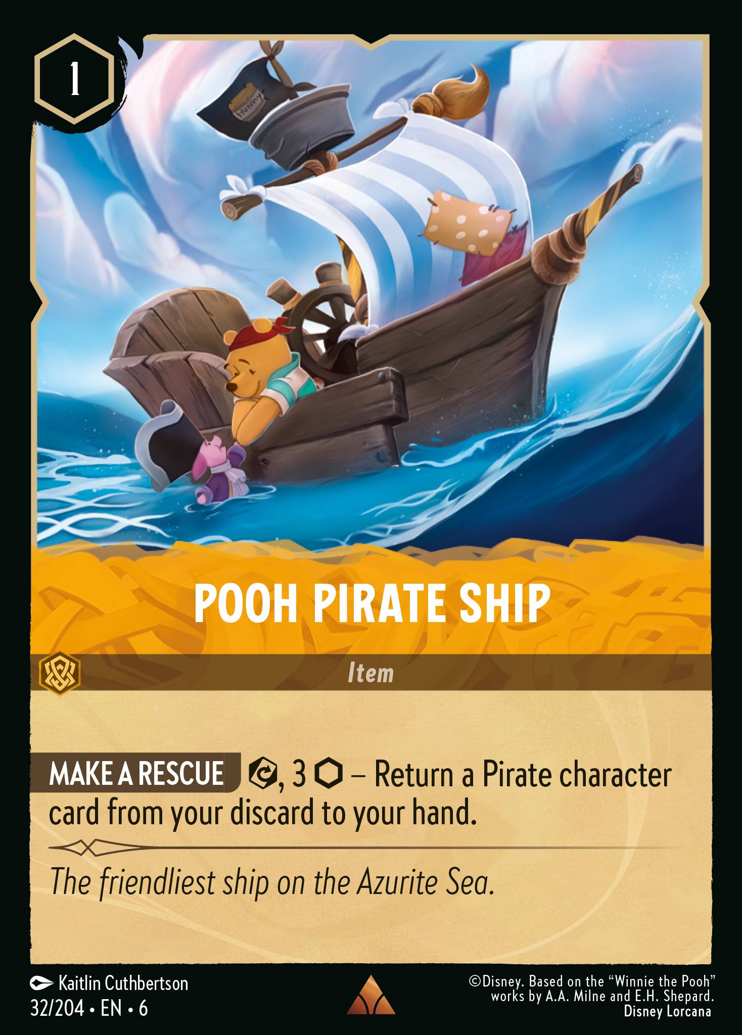 Pooh Pirate Ship (English)