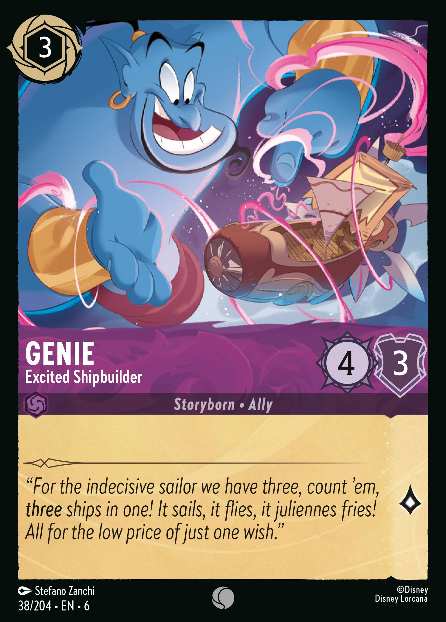 Genie - Excited Shipbuilder (English)