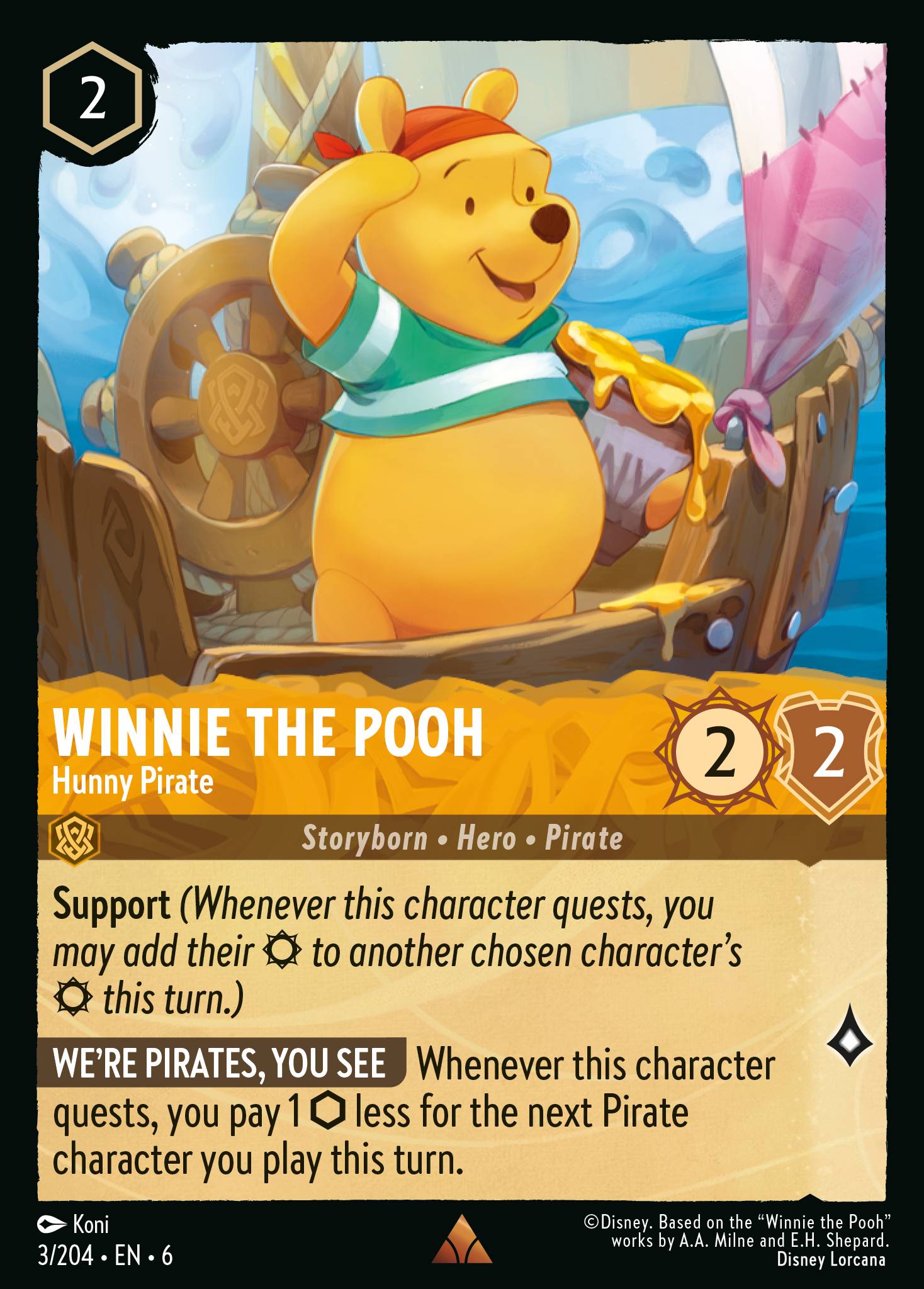 Winnie the Pooh - Hunny Pirate (English)