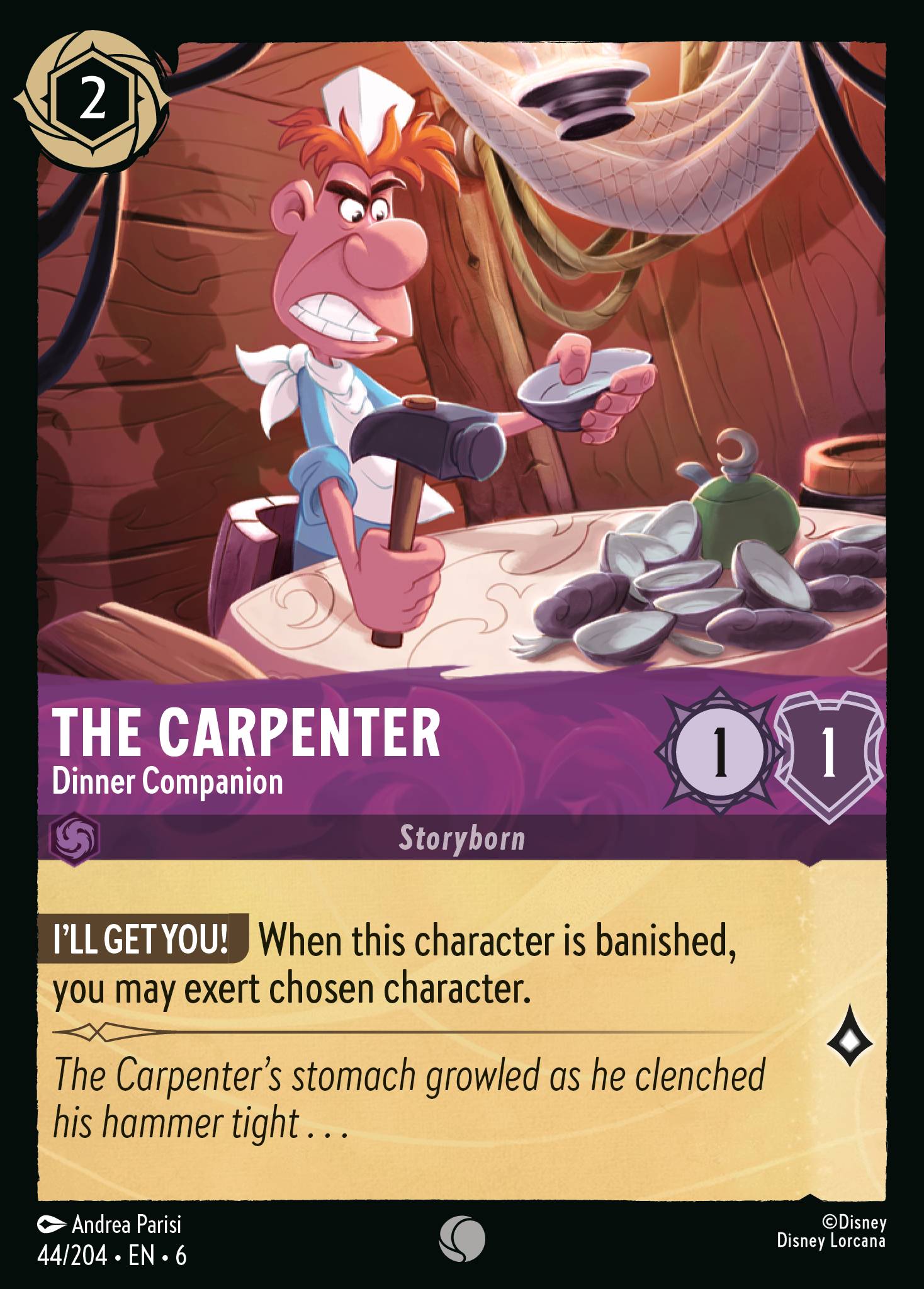 The Carpenter - Dinner Companion (English)