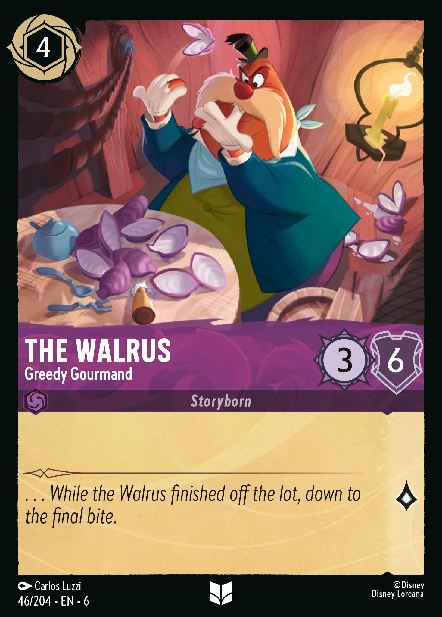 The Walrus - Greedy Gourmand (English)