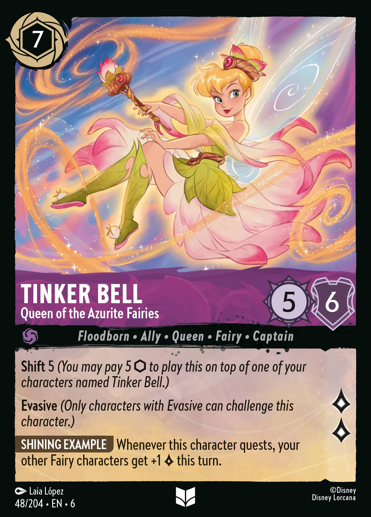 Tinker Bell - Queen of the Azurite Fairies (English)