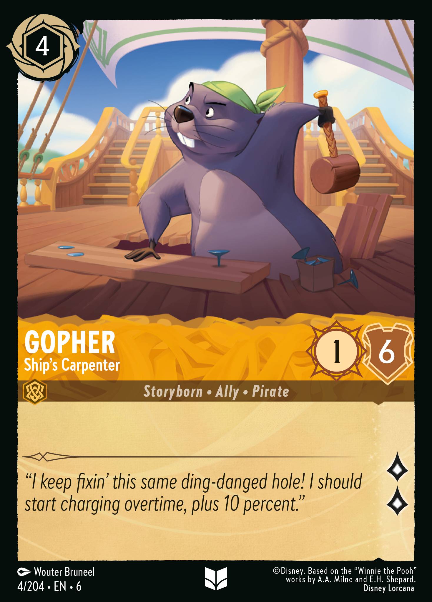 Gopher - Ship's Carpenter (English)