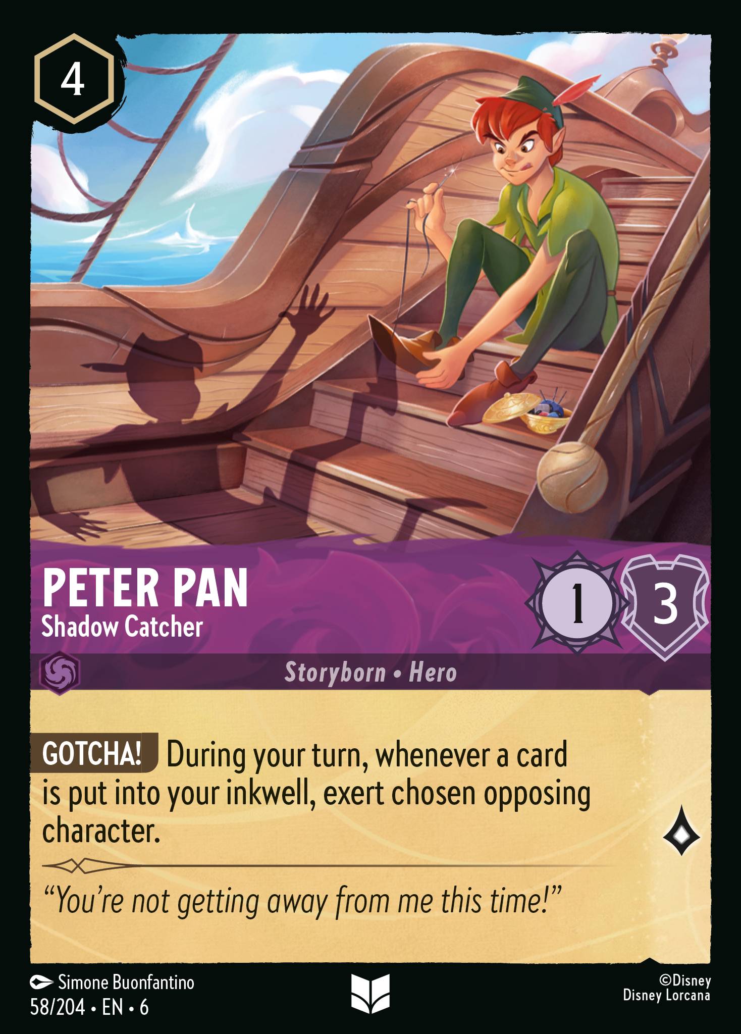 Peter Pan - Shadow Catcher (English)