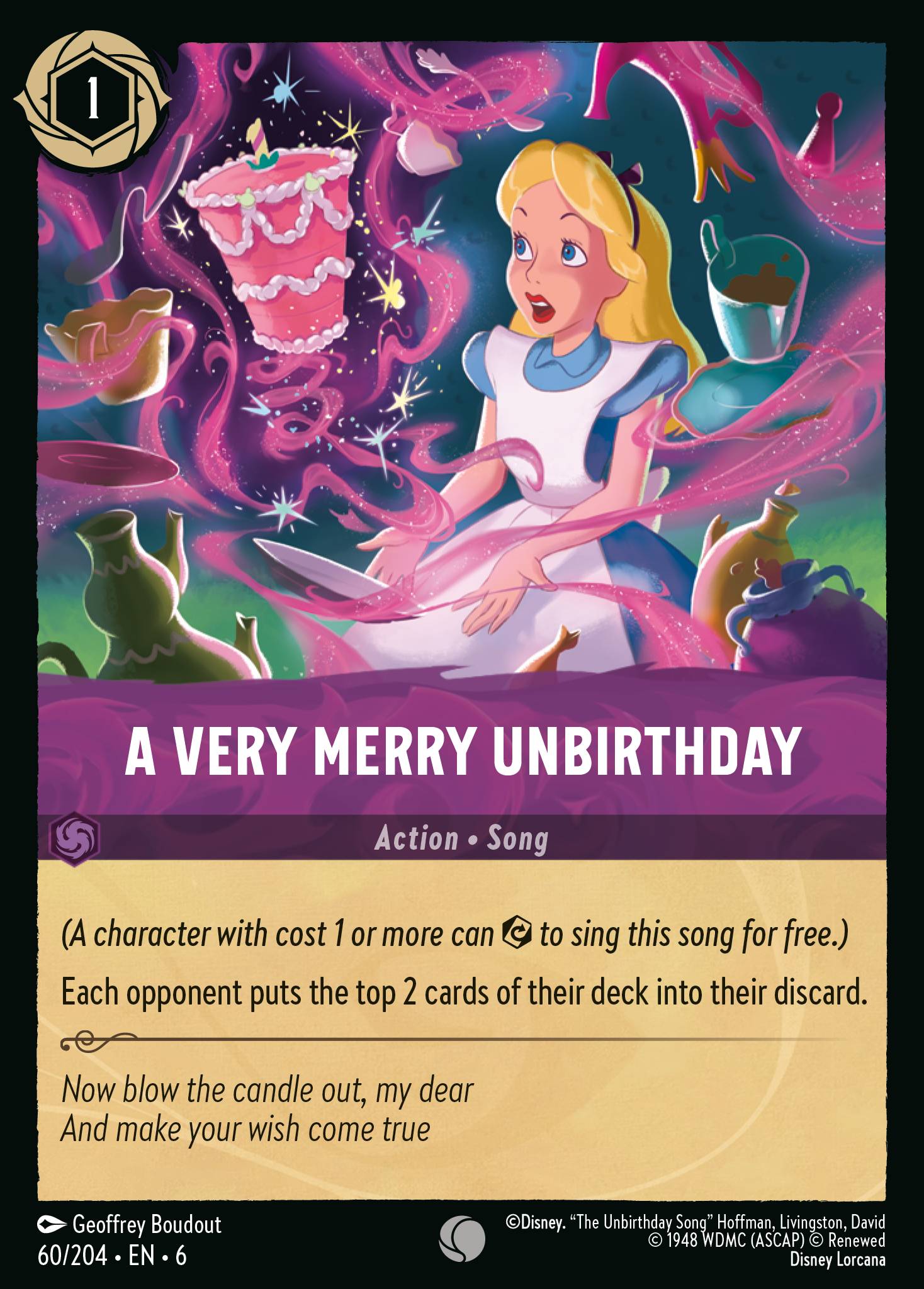 A Very Merry Unbirthday (English)