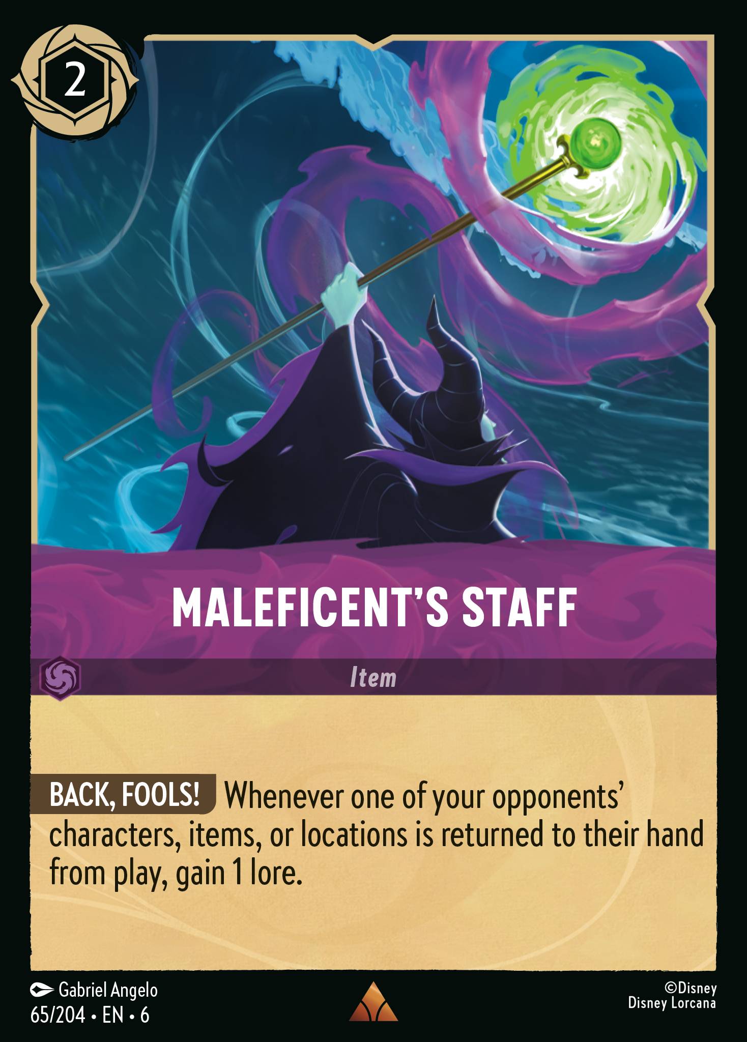 Maleficent's Staff (English)
