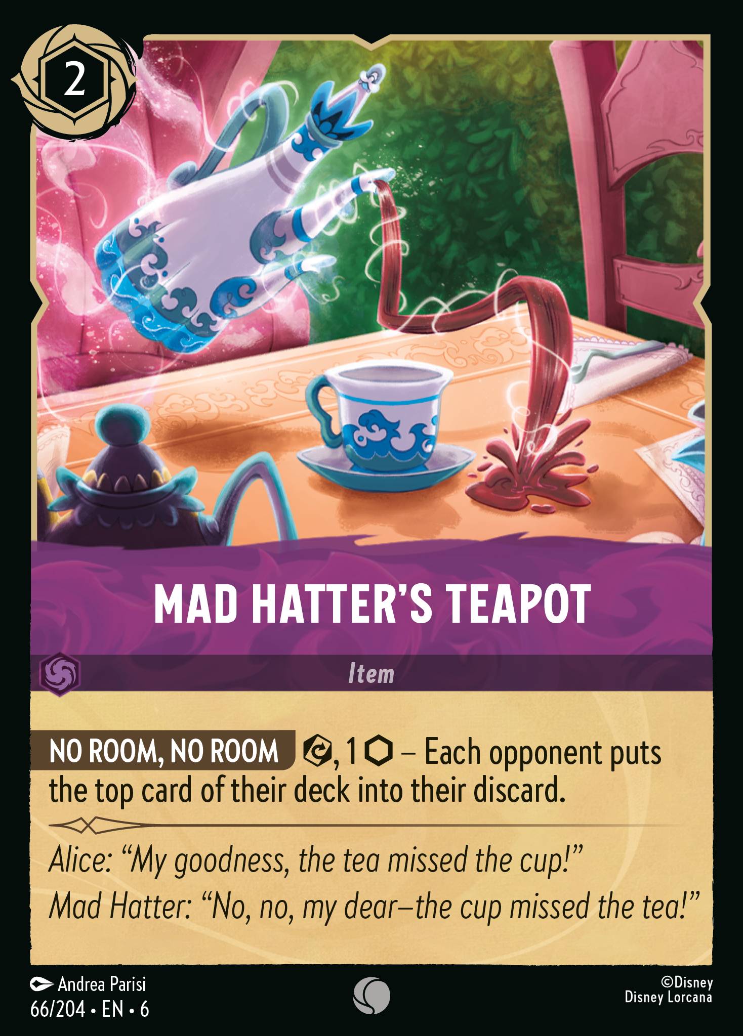 Mad Hatter's Teapot (English)