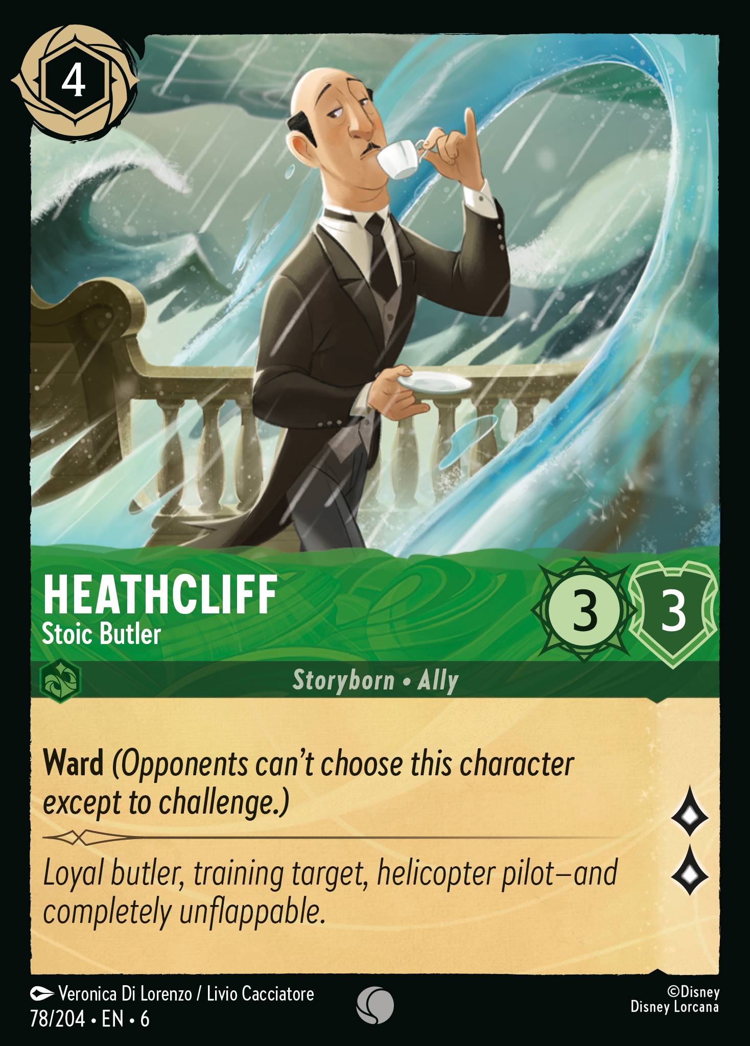 Heathcliff - Stoic Butler (English)