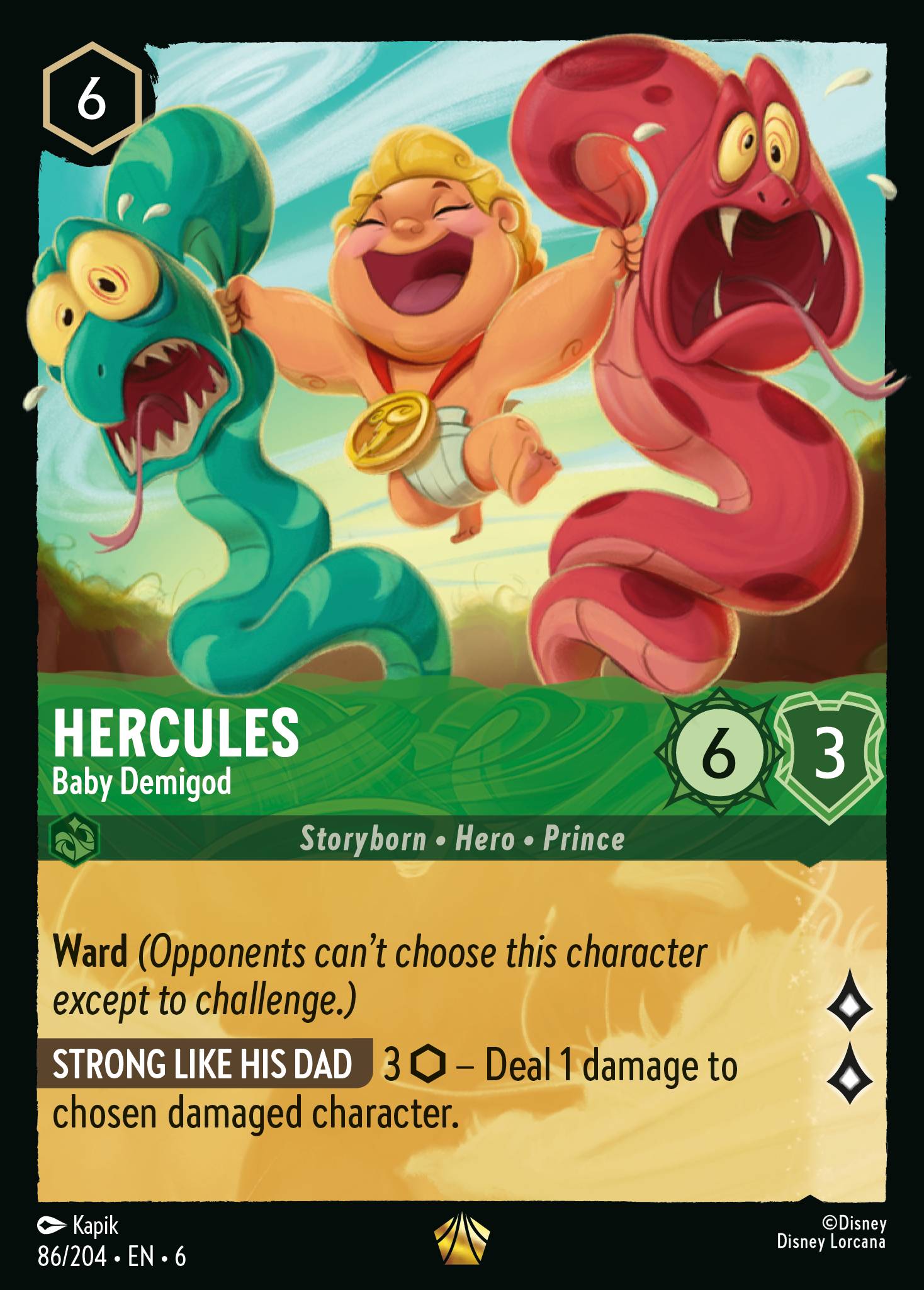 Hercules - Baby Demigod (Legendary) (English)