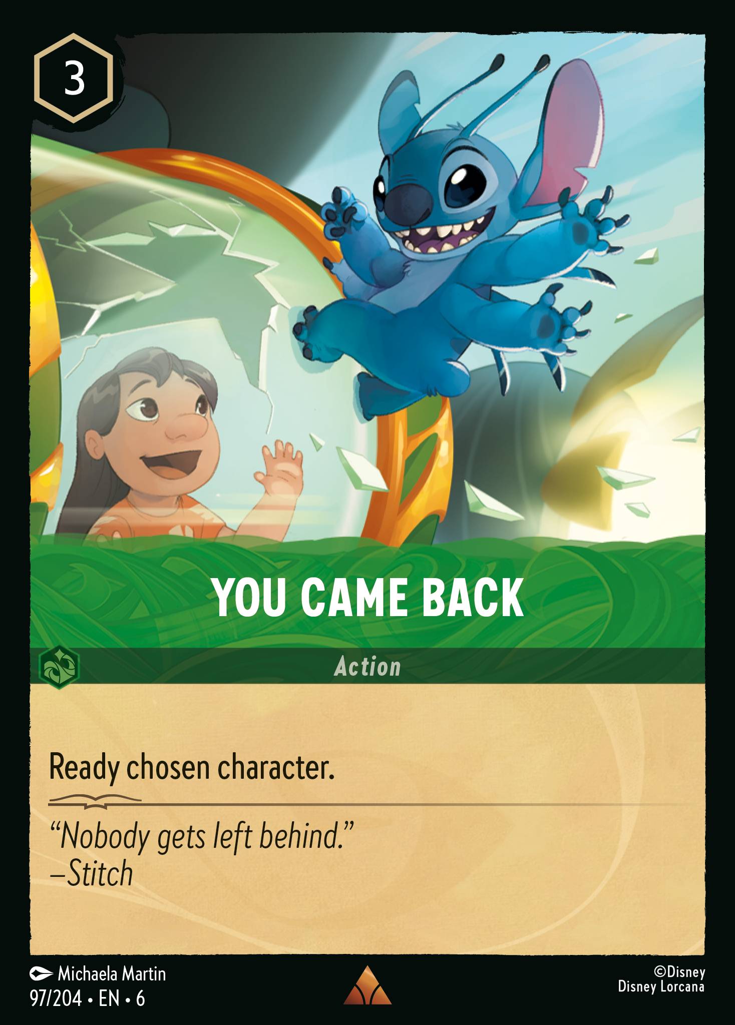 You Came Back (English)