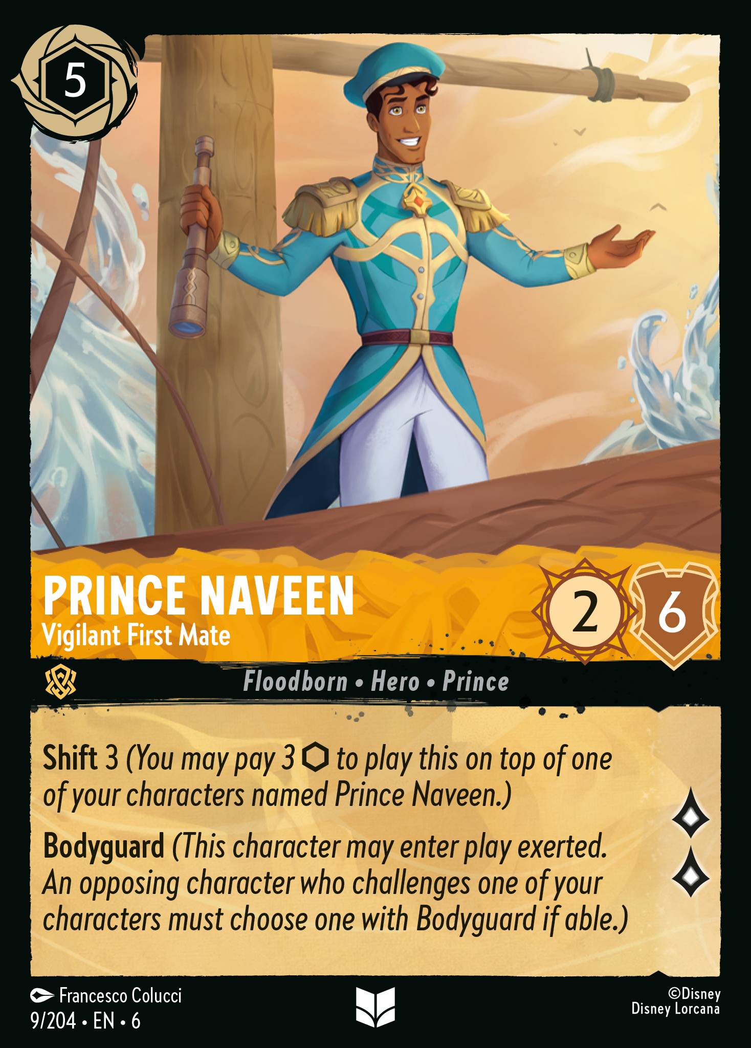 Prince Naveen - Vigilant First Mate (English)