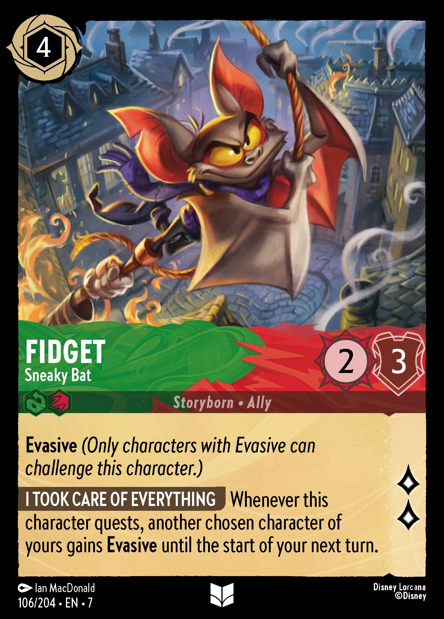 Fidget - Sneaky Bat (English)