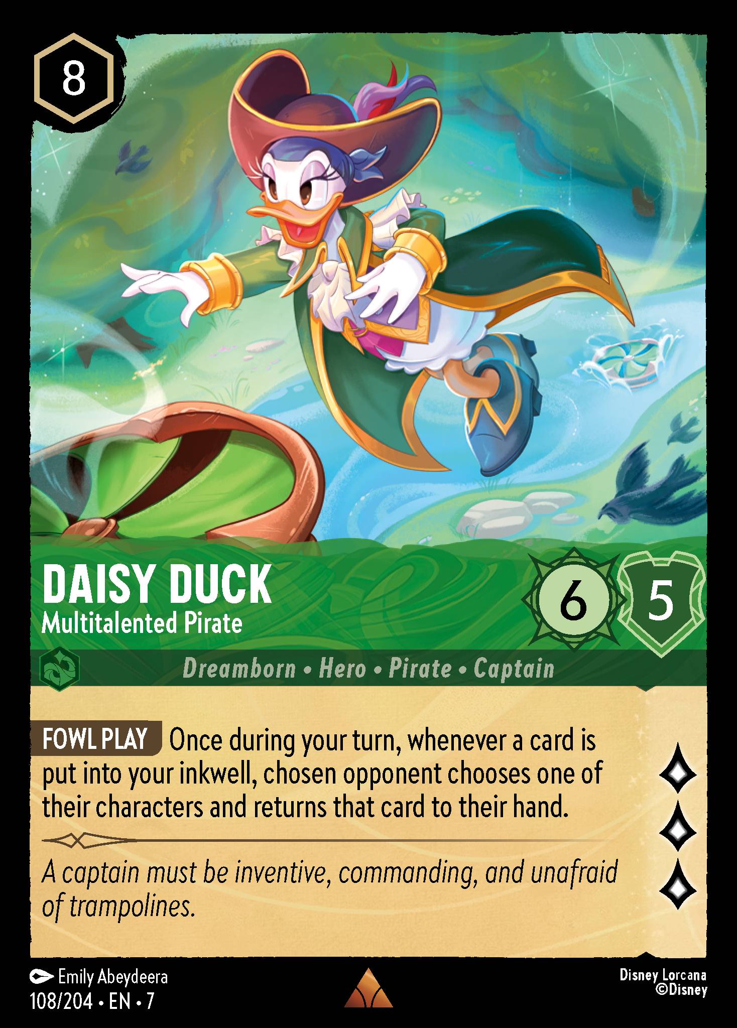Daisy Duck - Multitalented Pirate (English)