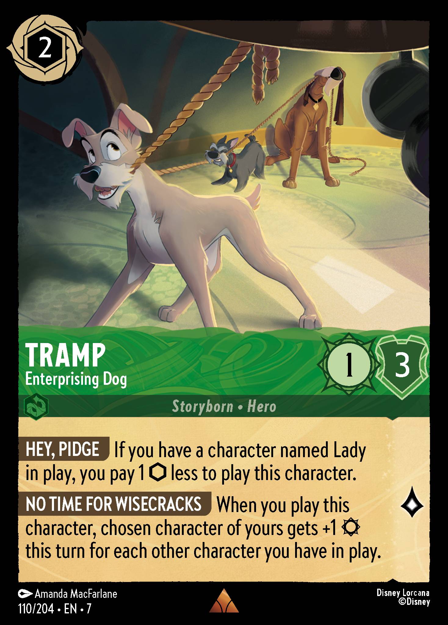 Tramp - Enterprising Dog (English)